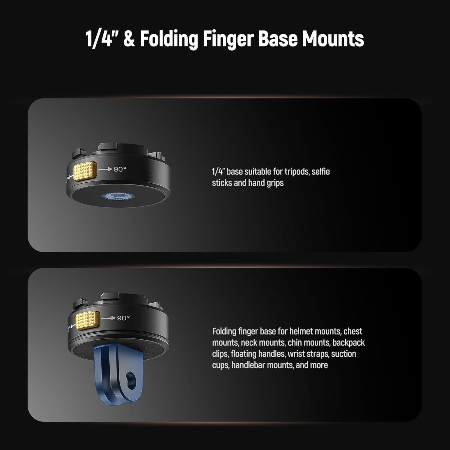 Kit de Montaje para Cámara de Acción NEEWER GP-23 6 en 1