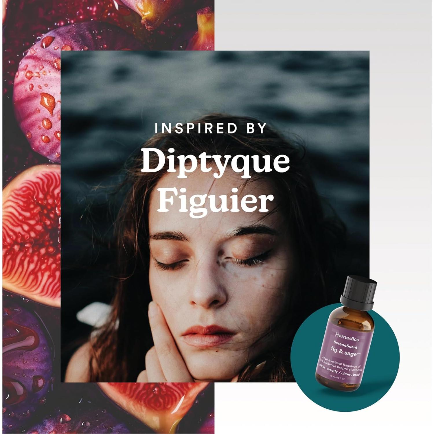 Aceite de Fragancia para el Hogar Homedics Higo y Salvia 15 ml