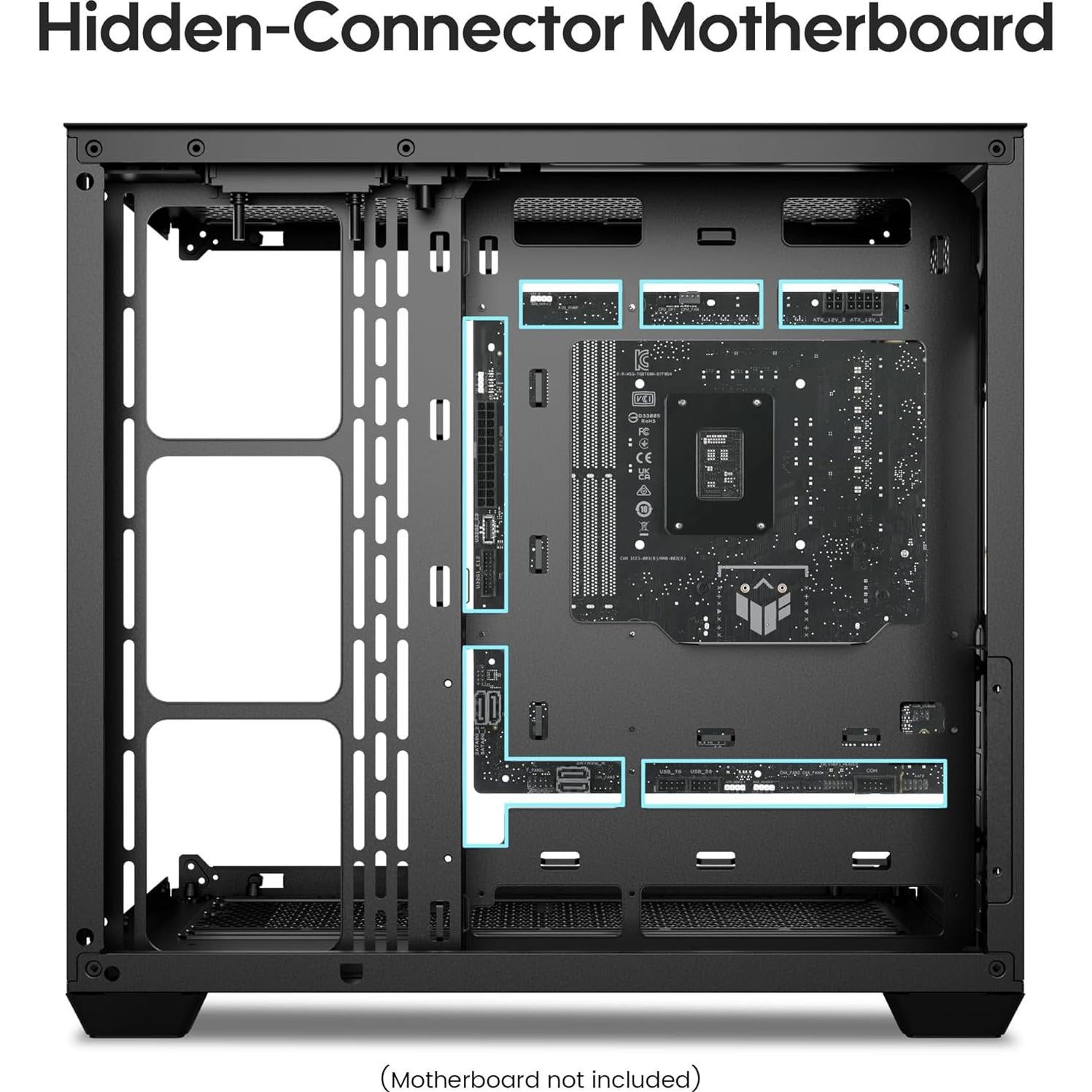 Caja de PC ATX Vetroo AL900 con vidrio templado 270°