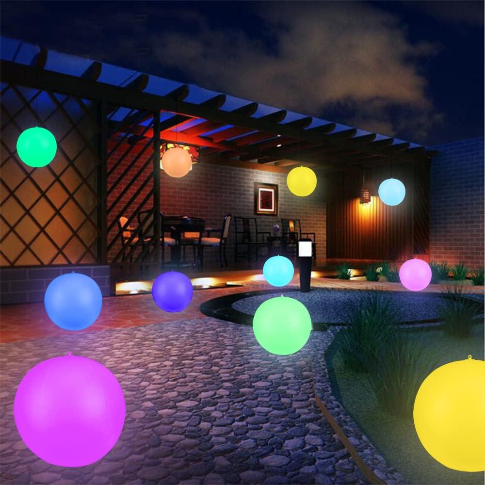 Luces Flotantes Solares Blibly LED 35.56cm Multicolor