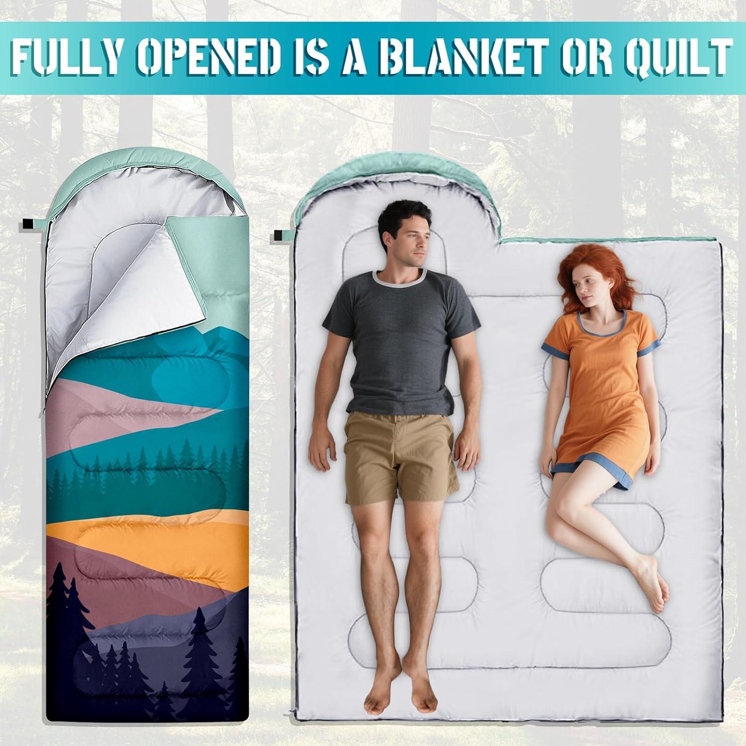 Saco de dormir PAMAID 3 temporadas impermeable 229.9x80 cm