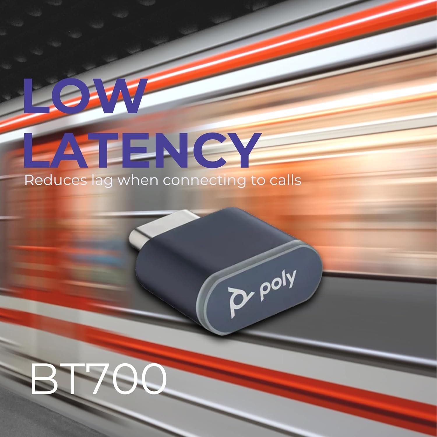 Adaptador Dongle Bluetooth USB-C Poly BT700 - Compatible PC y Mac