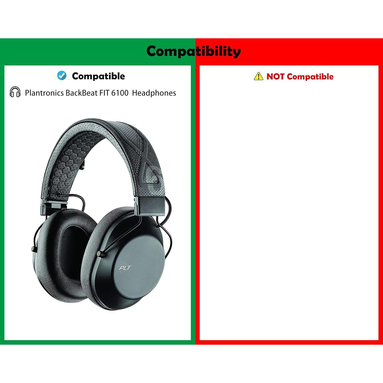 Almohadillas de Reemplazo DowiTech para Auriculares Plantronics BackBeat FIT 6100