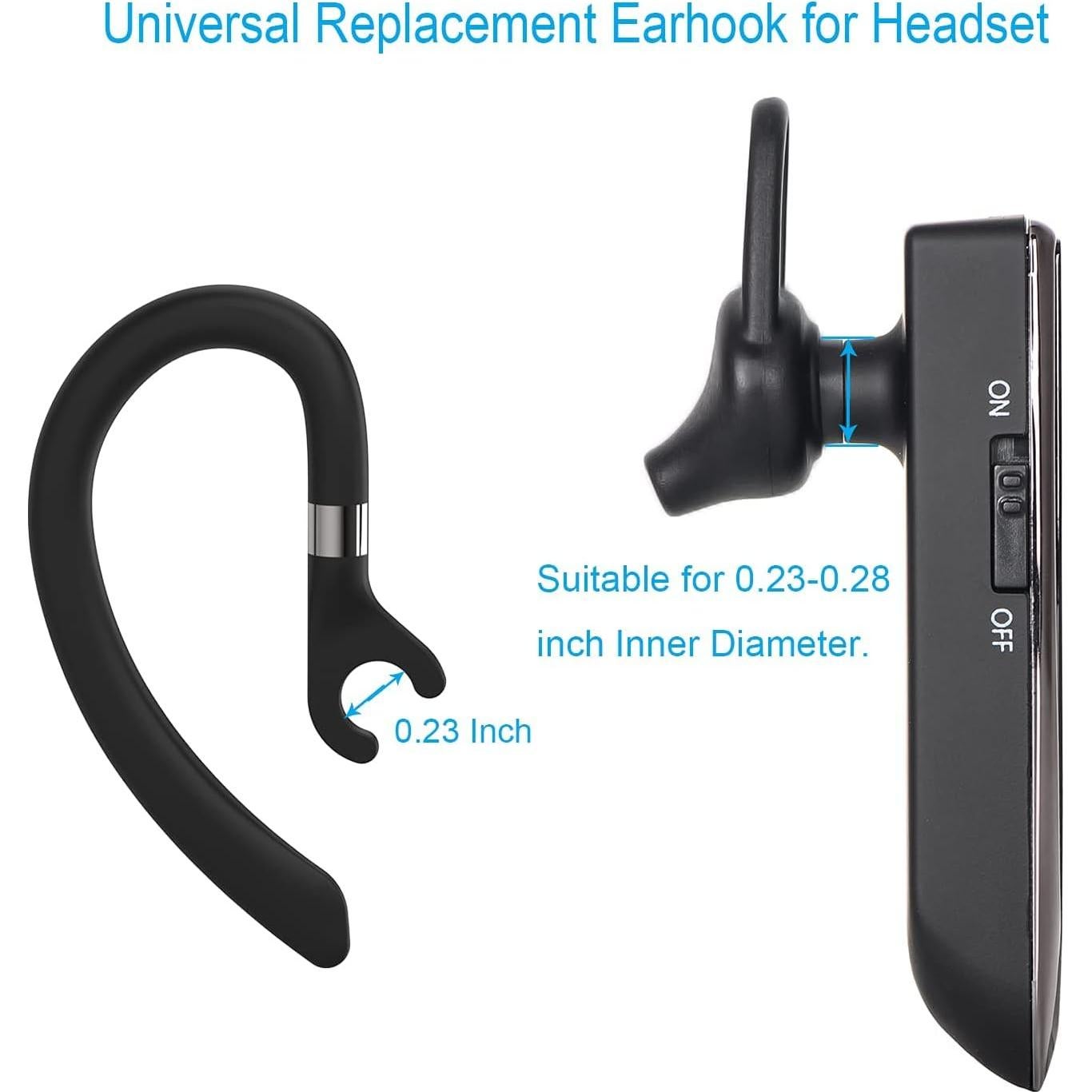 Ganchos de oído AMZLUV para auriculares Bluetooth - Set de 3