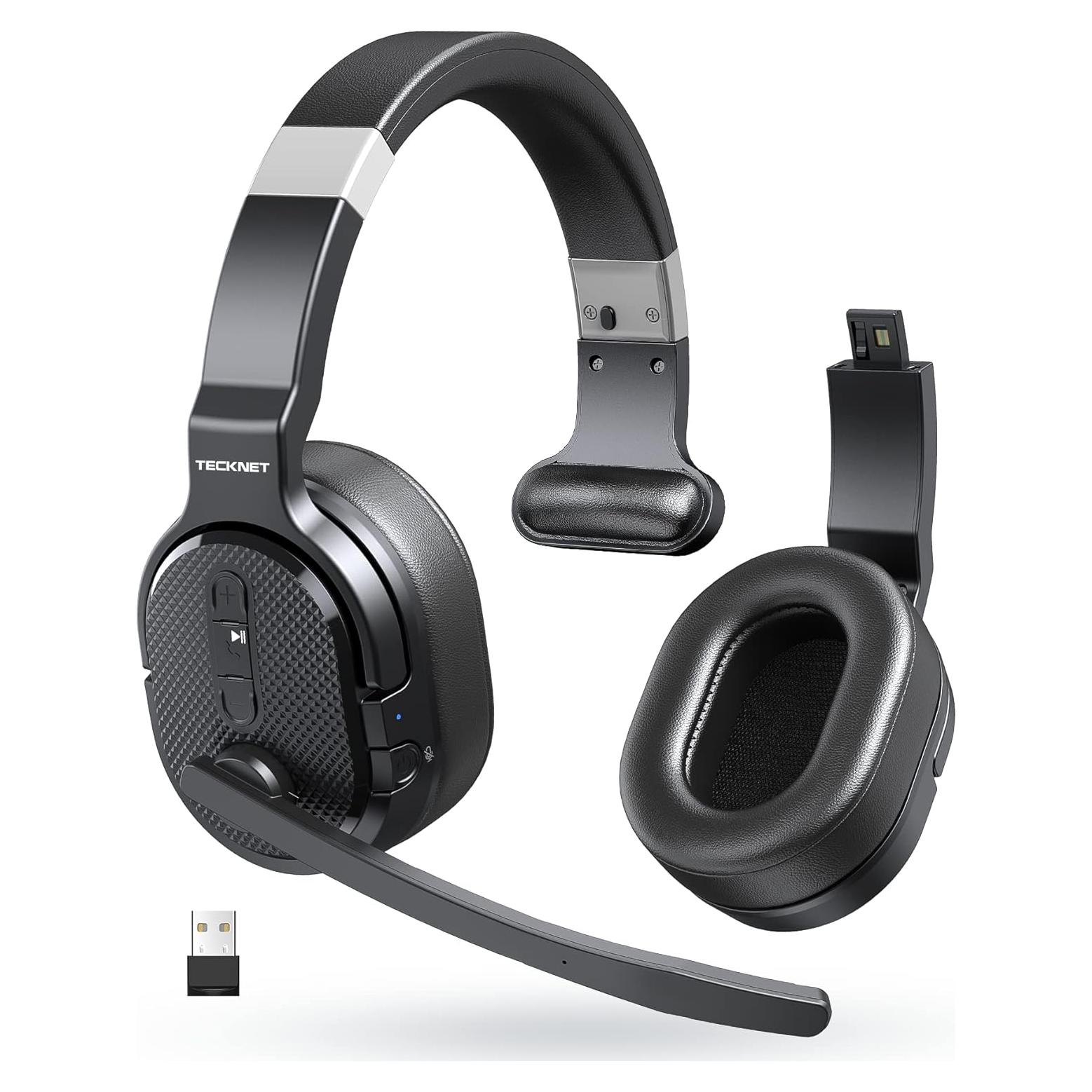 Auriculares Bluetooth TECKNET TK-HS005 con Cancelación de Ruido
