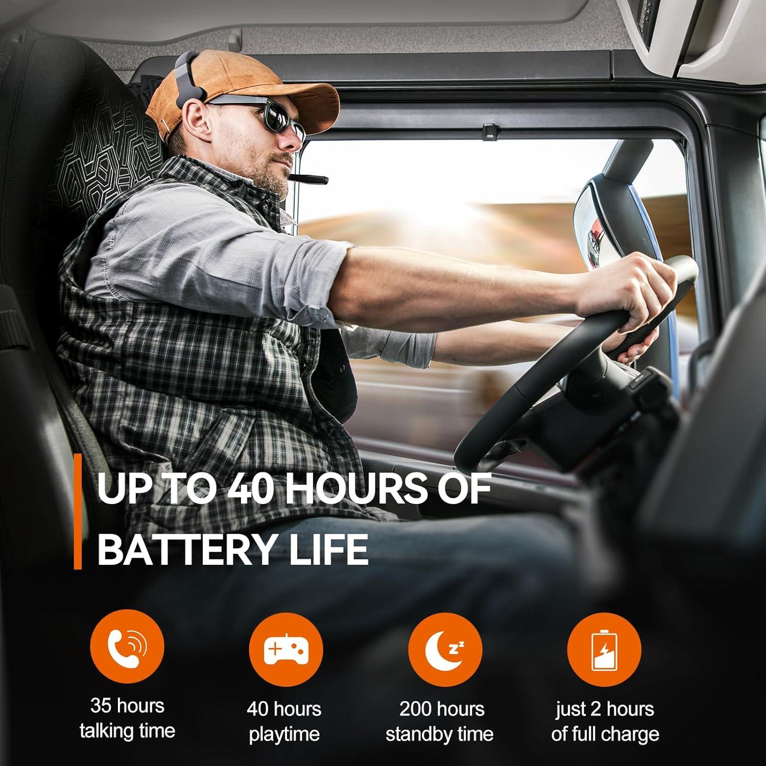 Auriculares Bluetooth TECKNET TK-HS005 con Cancelación de Ruido