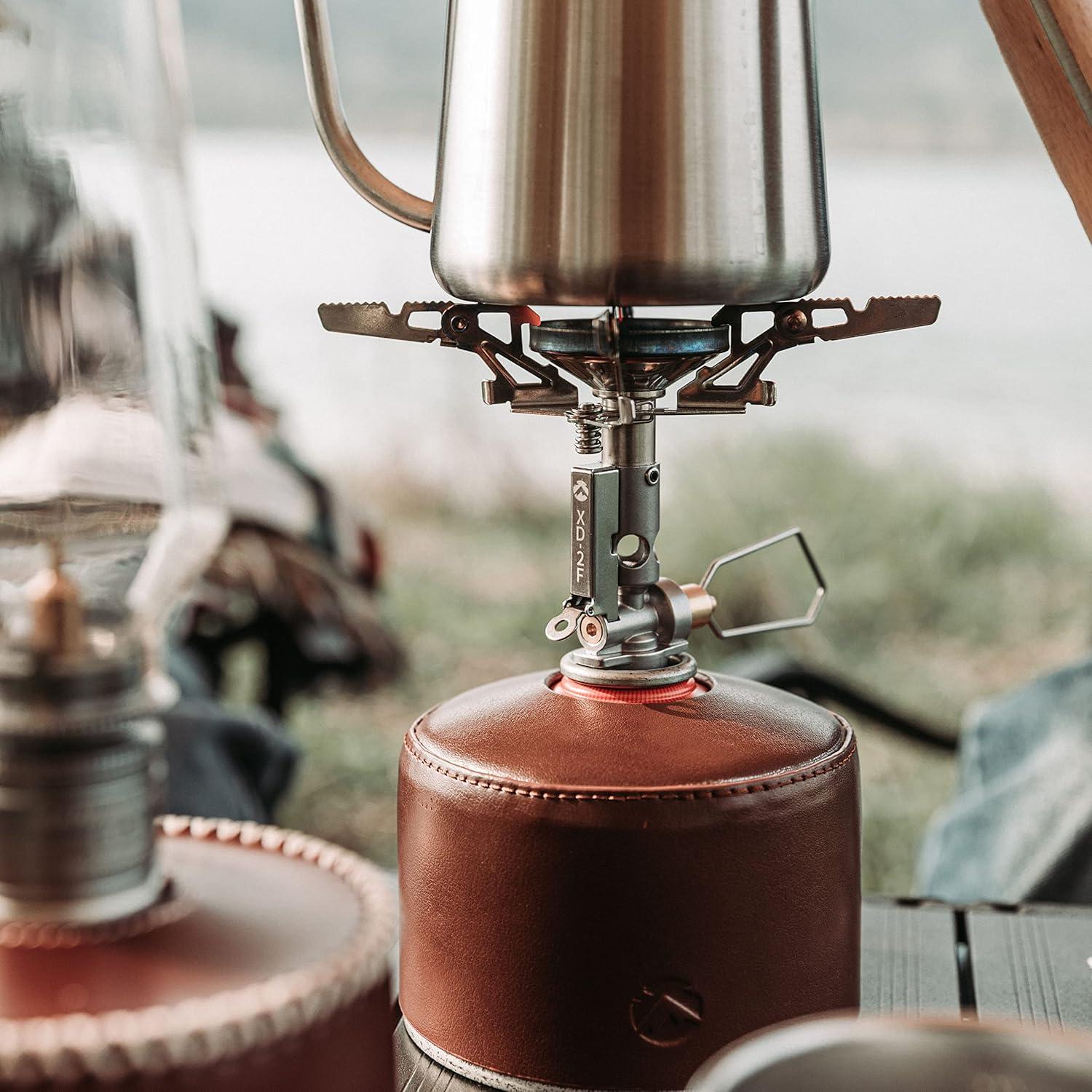 Estufa de Gas Portátil CAMPINGMOON XD-2F Plegable 3.3kW