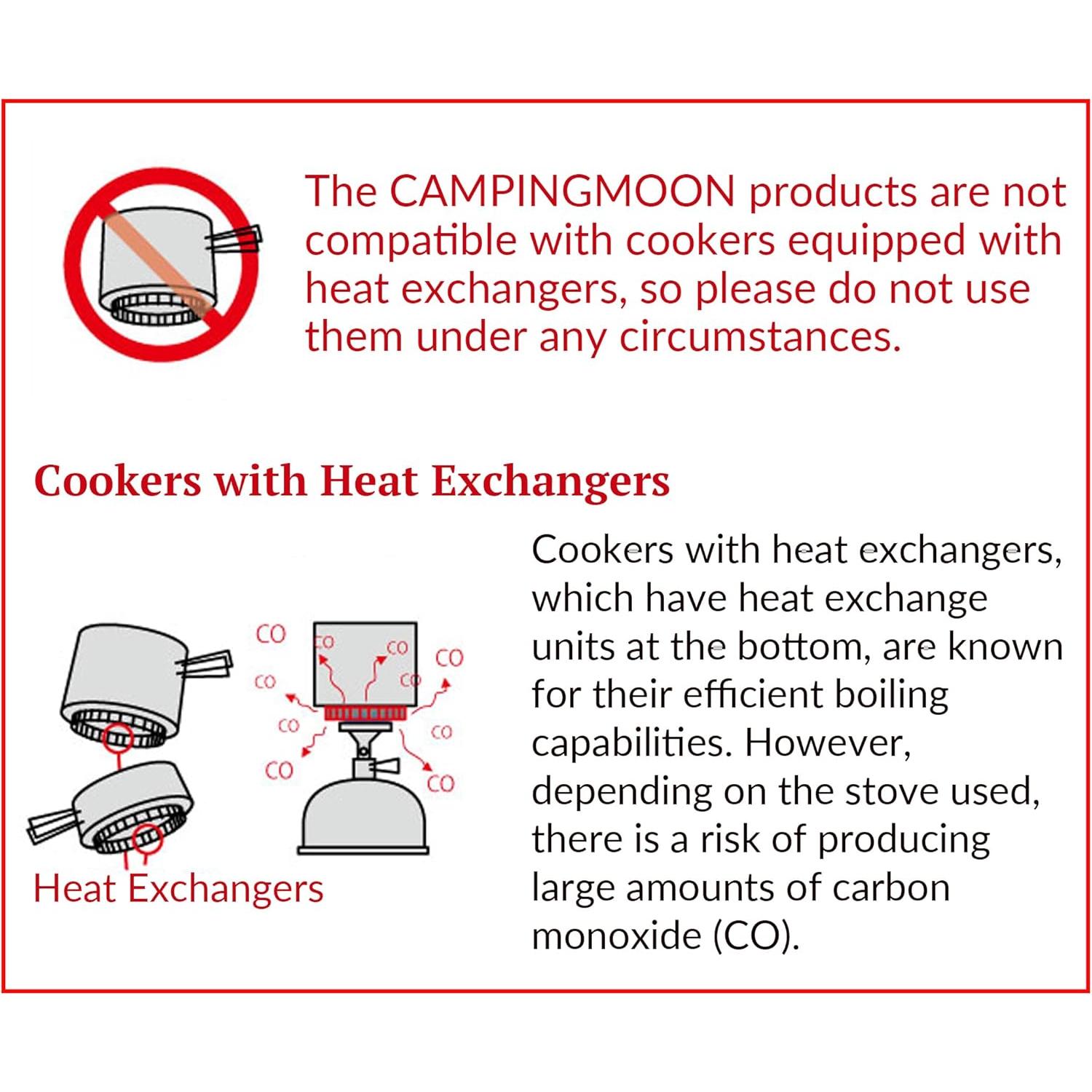 Estufa de Gas Portátil CAMPINGMOON XD-2F Plegable 3.3kW