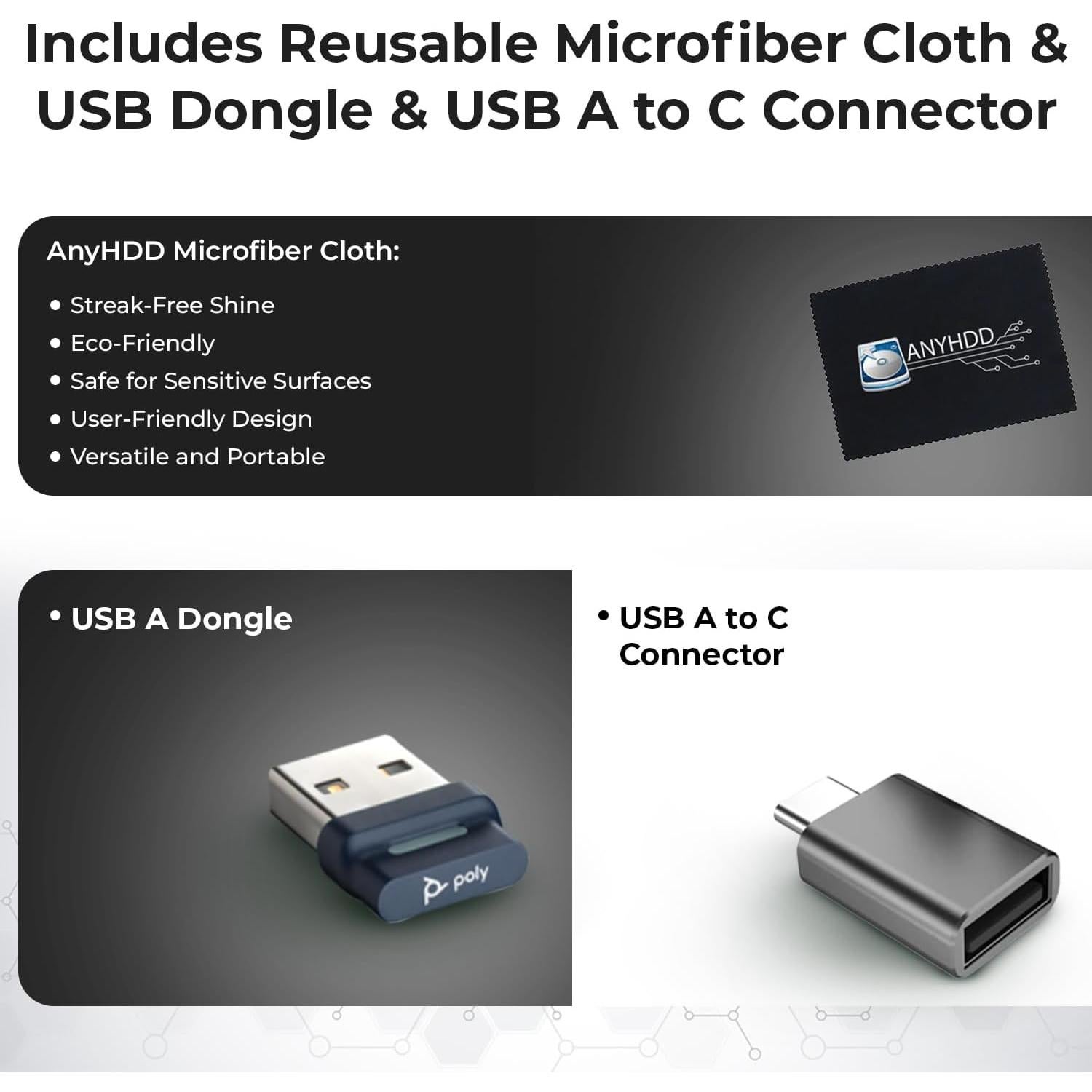 Auricular Inalámbrico Poly Voyager 4310 UC con Base de Carga