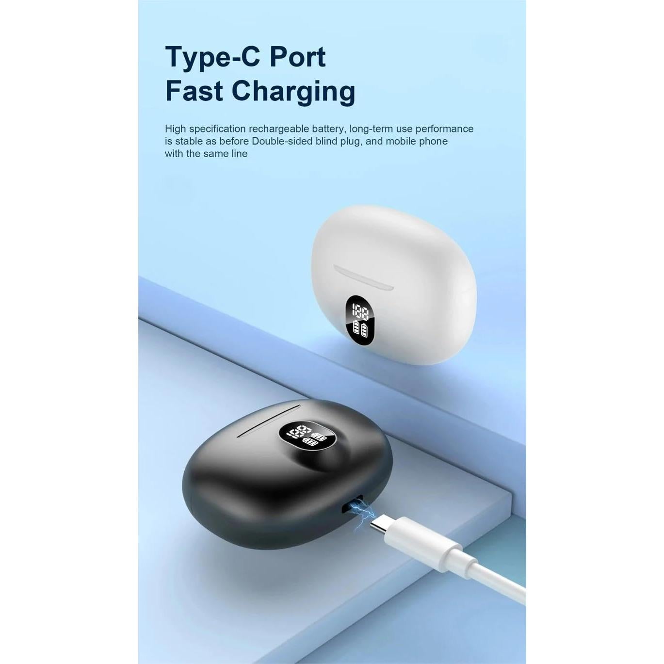 Auriculares Inalámbricos Bluetooth 5.3 DCBCODGAL S20 IPX7