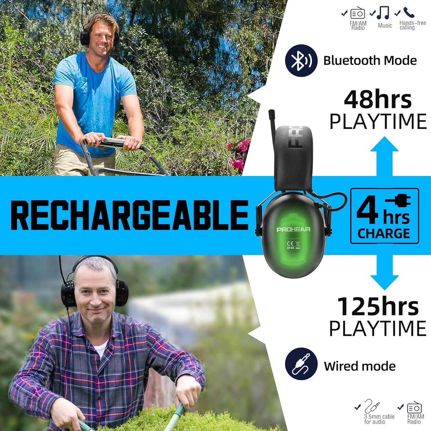 Auriculares de Protección Auditiva PROHEAR 033 Bluetooth 5.4 25dB