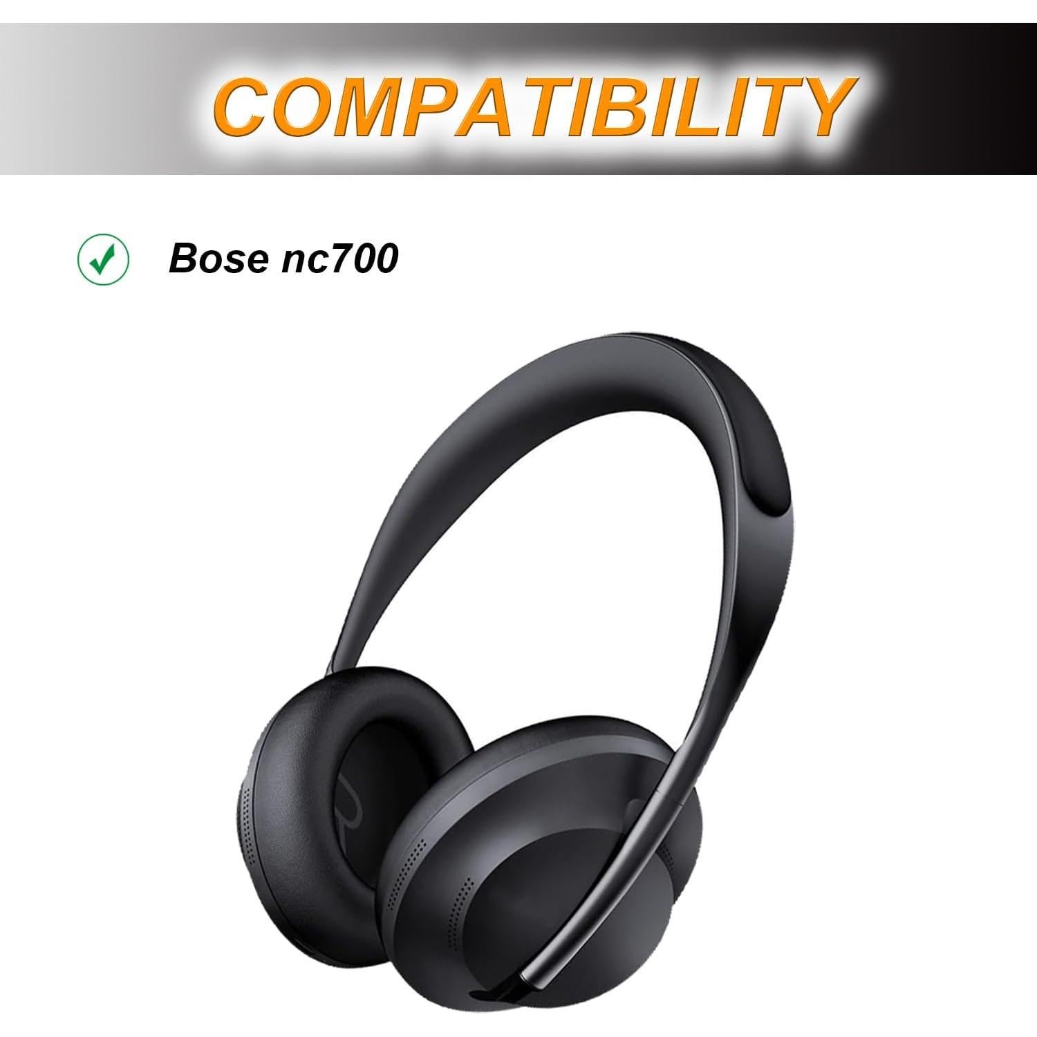 Almohadillas de Repuesto Bose NC700 - Espuma Alta Densidad Negro