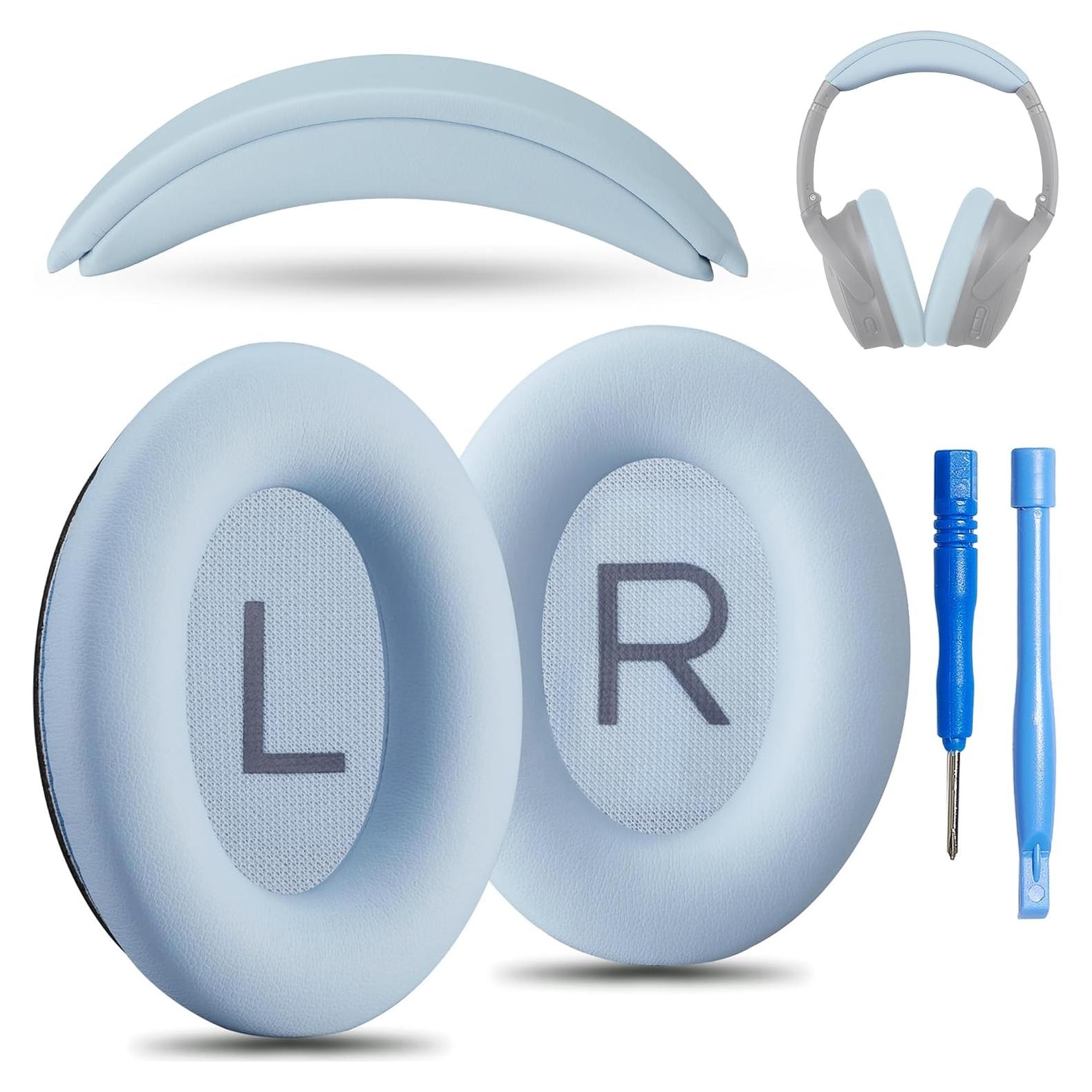 Almohadillas y diadema de reemplazo AHG para Bose QC45 QC35 II