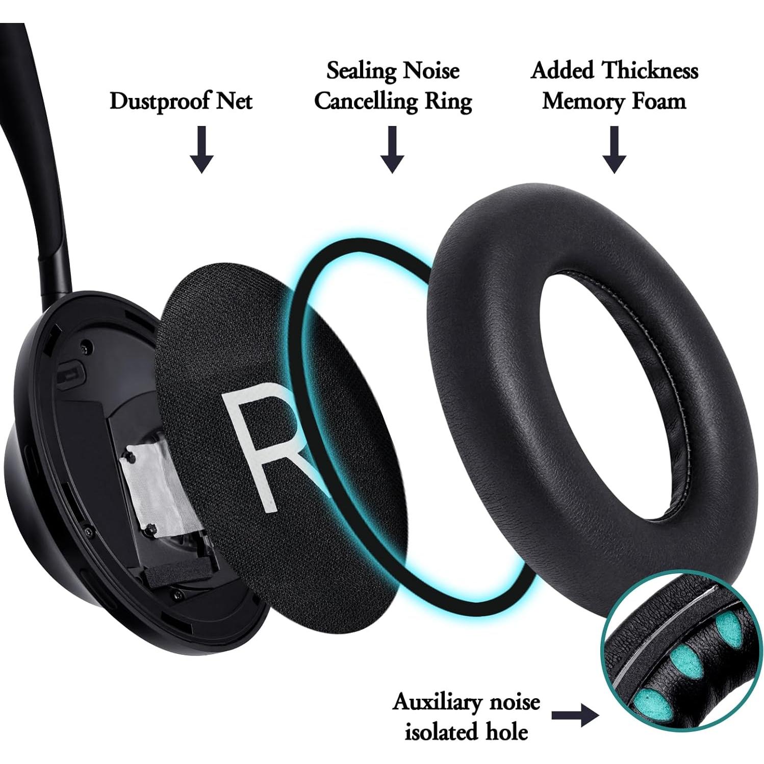 Almohadillas de Reemplazo Gvoears para Auriculares Bose 700