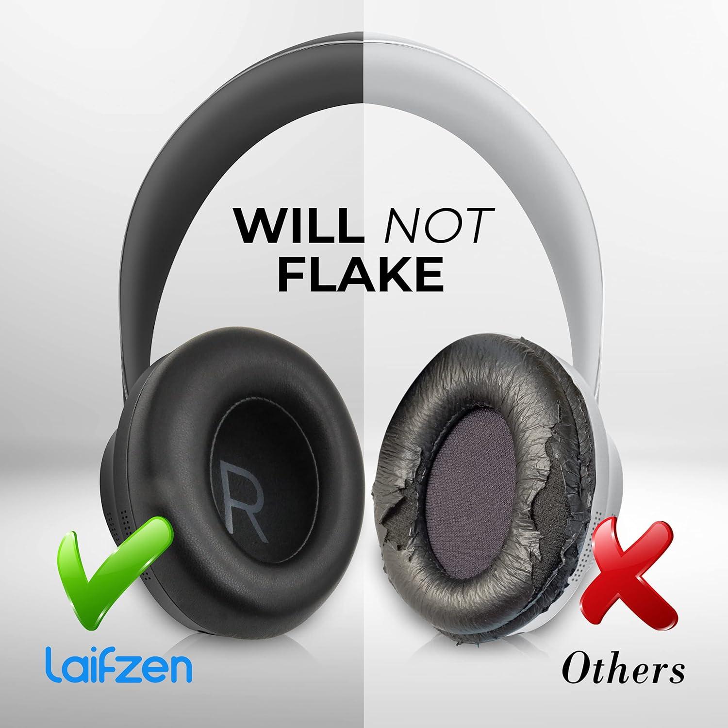 Almohadillas de cuero de cordero Bose NC700 - Negro