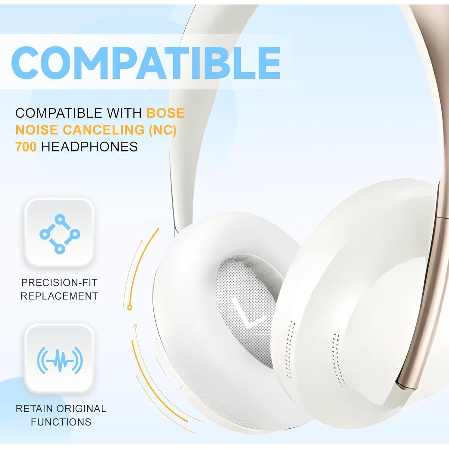 Almohadillas de Repuesto Bose NC700 - Cuero Suave y Espuma