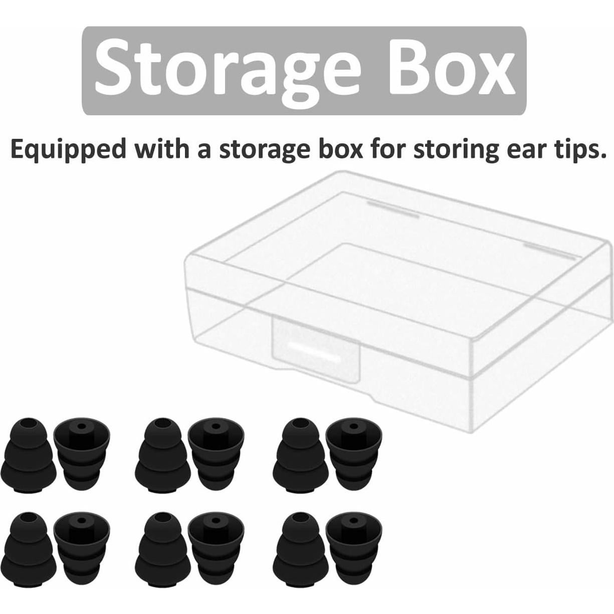 Tapones de Silicona IiEXCEL 6 Pares Tamaño Pequeño 2mm