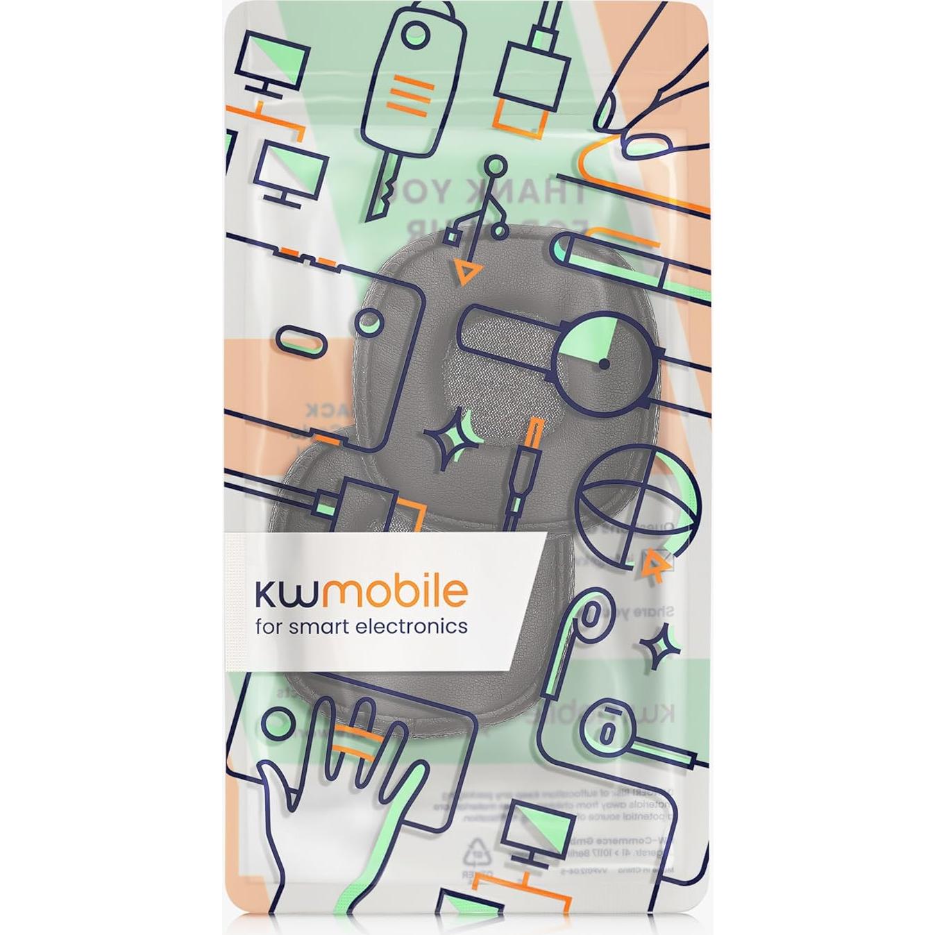 Almohadillas de Reemplazo kwmobile para Marshall Major III - Marrón