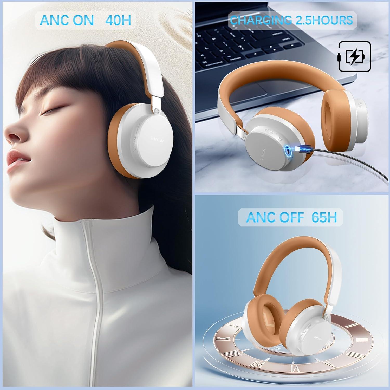 Auriculares Inalámbricos TSYUCXH T10 con Cancelación de Ruido 65h