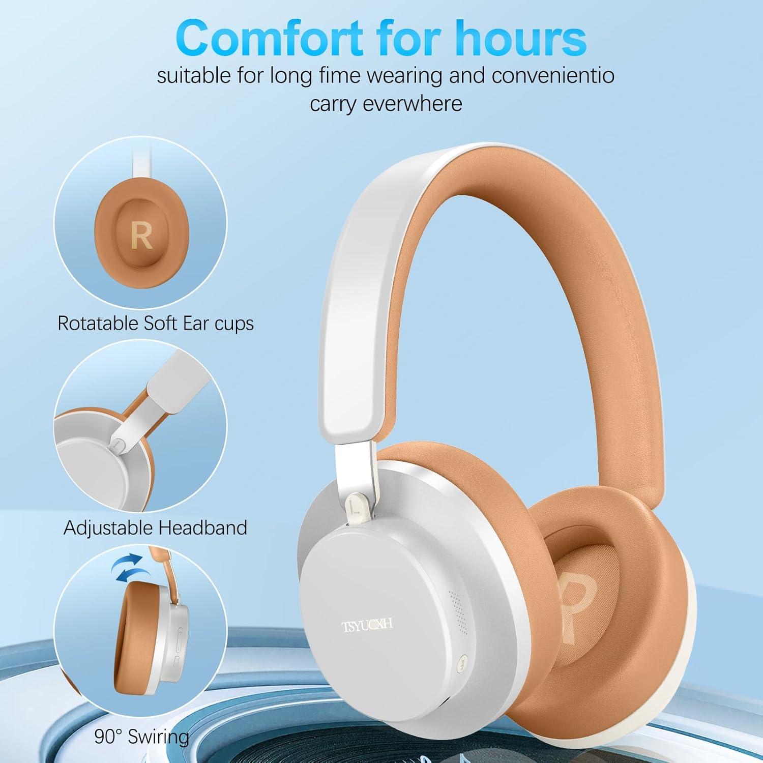 Auriculares Inalámbricos TSYUCXH T10 con Cancelación de Ruido 65h