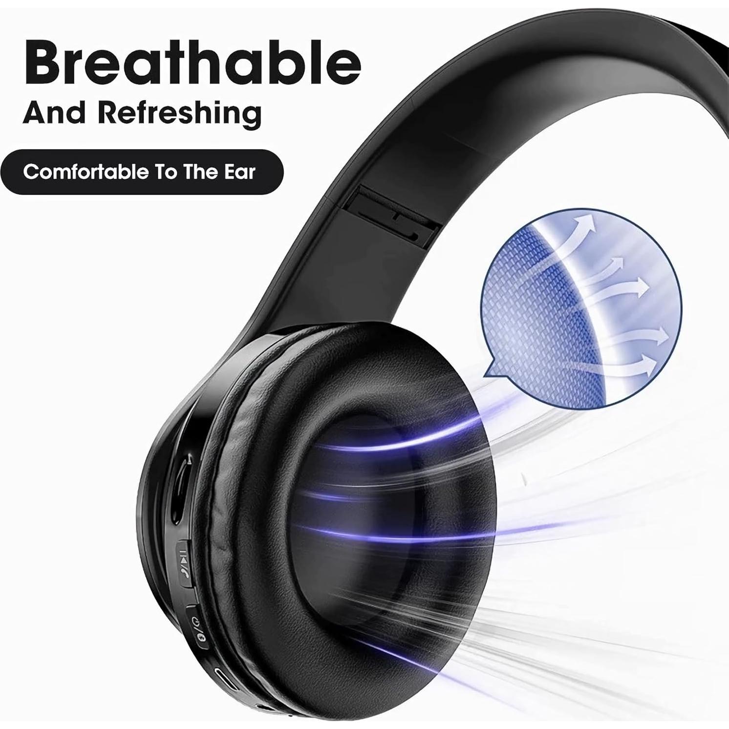 Auriculares Inalámbricos Bluetooth Fragolucyou B35 - Sonido Estéreo, Plegables, 10m