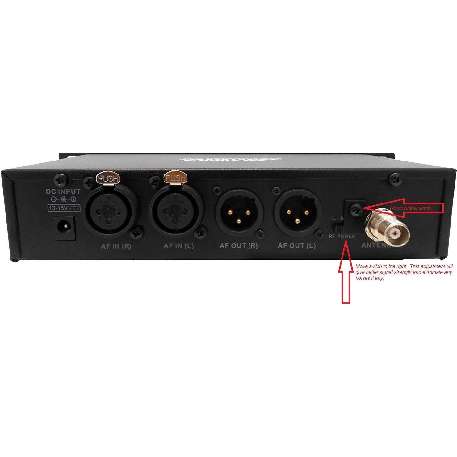 Sistema de Monitoreo In-Ear Inalámbrico Audio2000'S AWM6305U