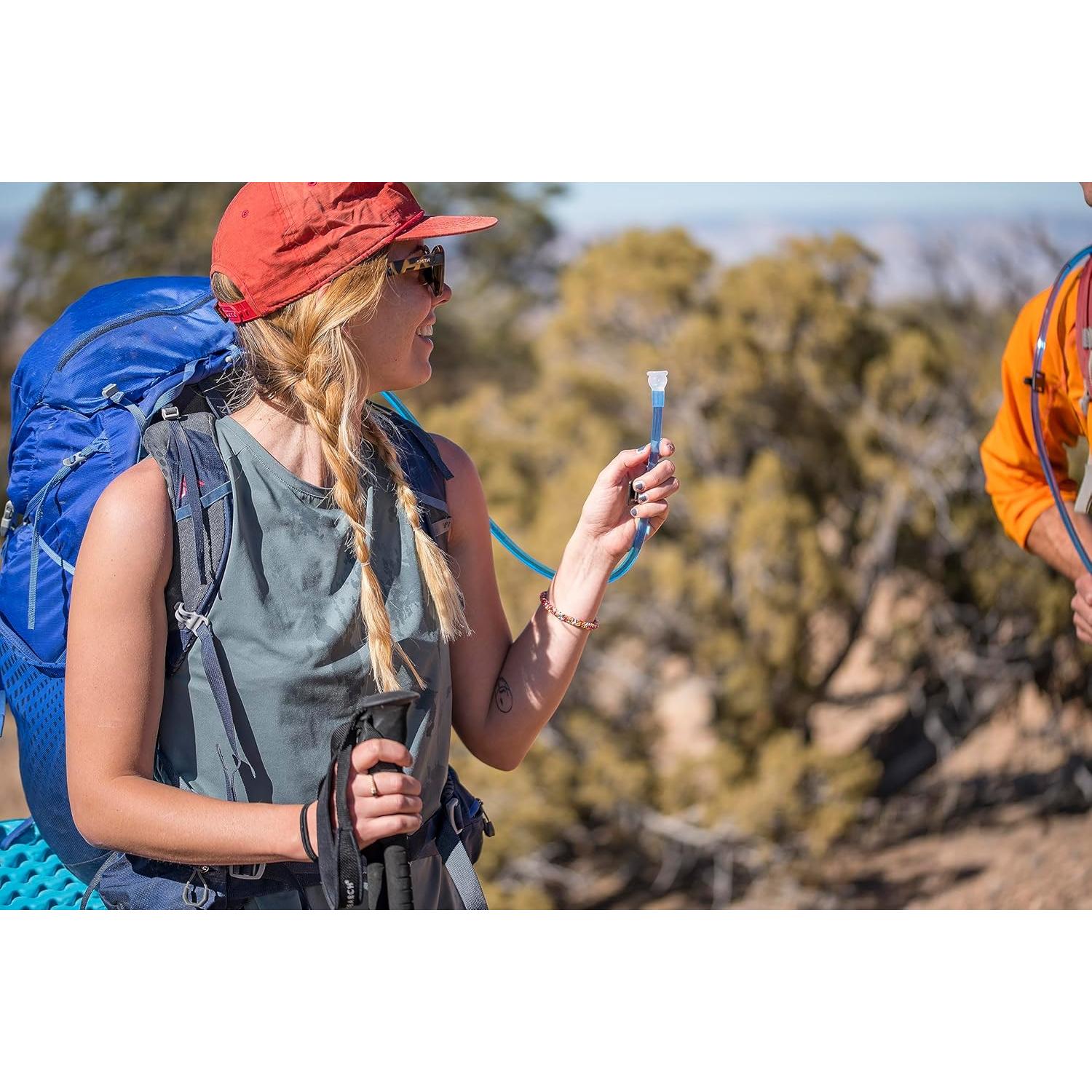 Kit de Tubo de Bebida Platypus Hoser - 1 Litro, Azul