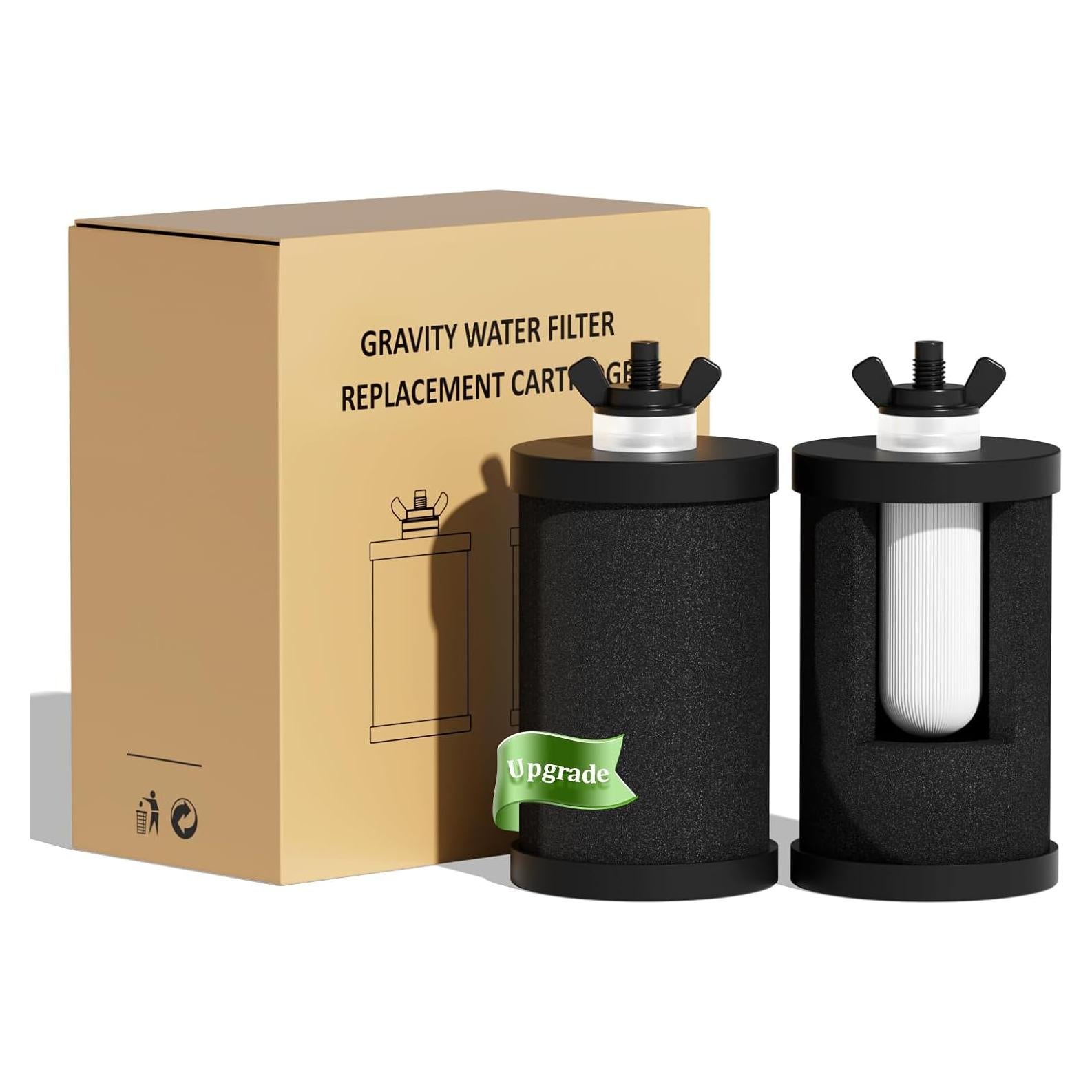 Filtros de Agua Purewell PF-1 Mejorados 3 Etapas - Paquete de 2