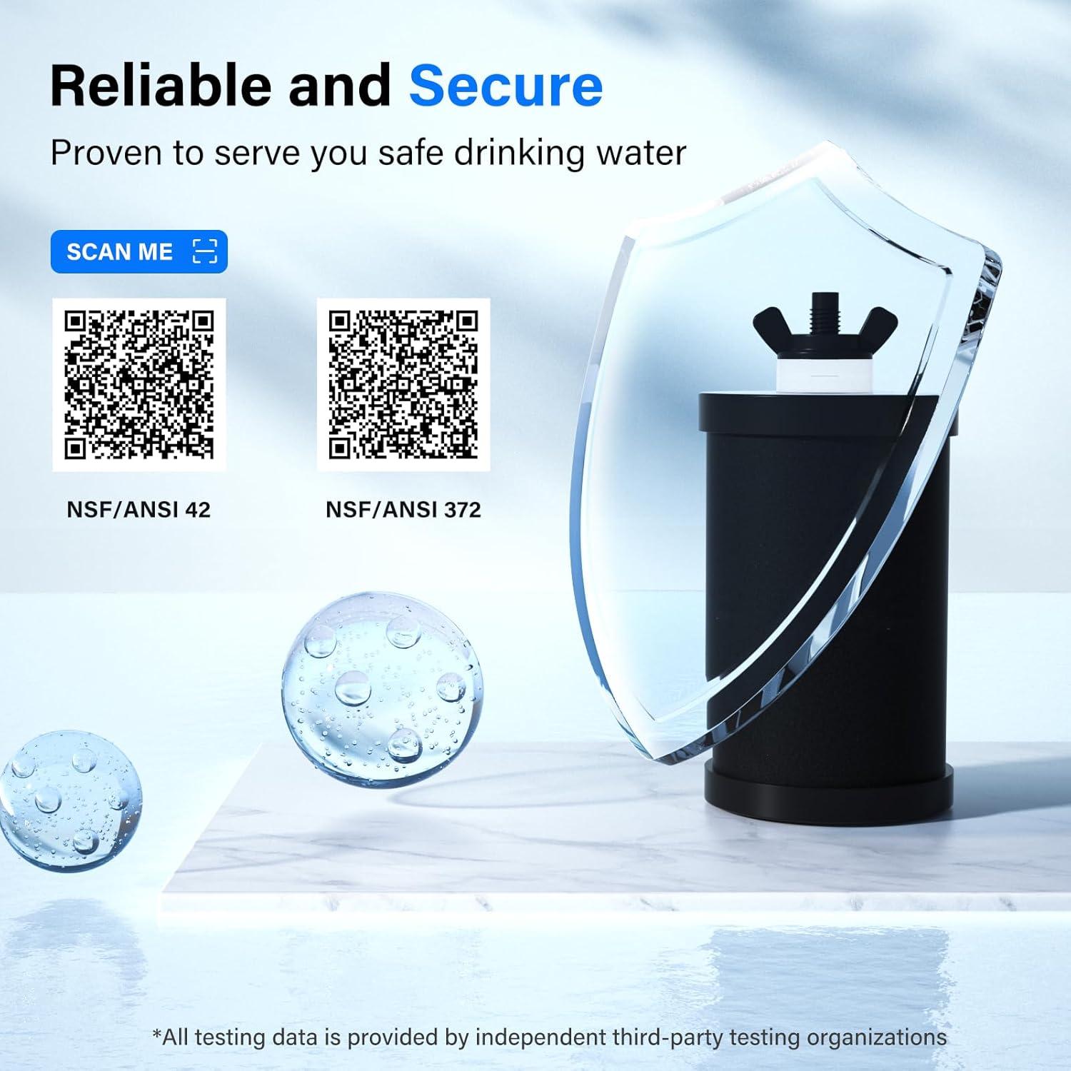 Filtros de Agua Purewell PF-1 Mejorados 3 Etapas - Paquete de 2