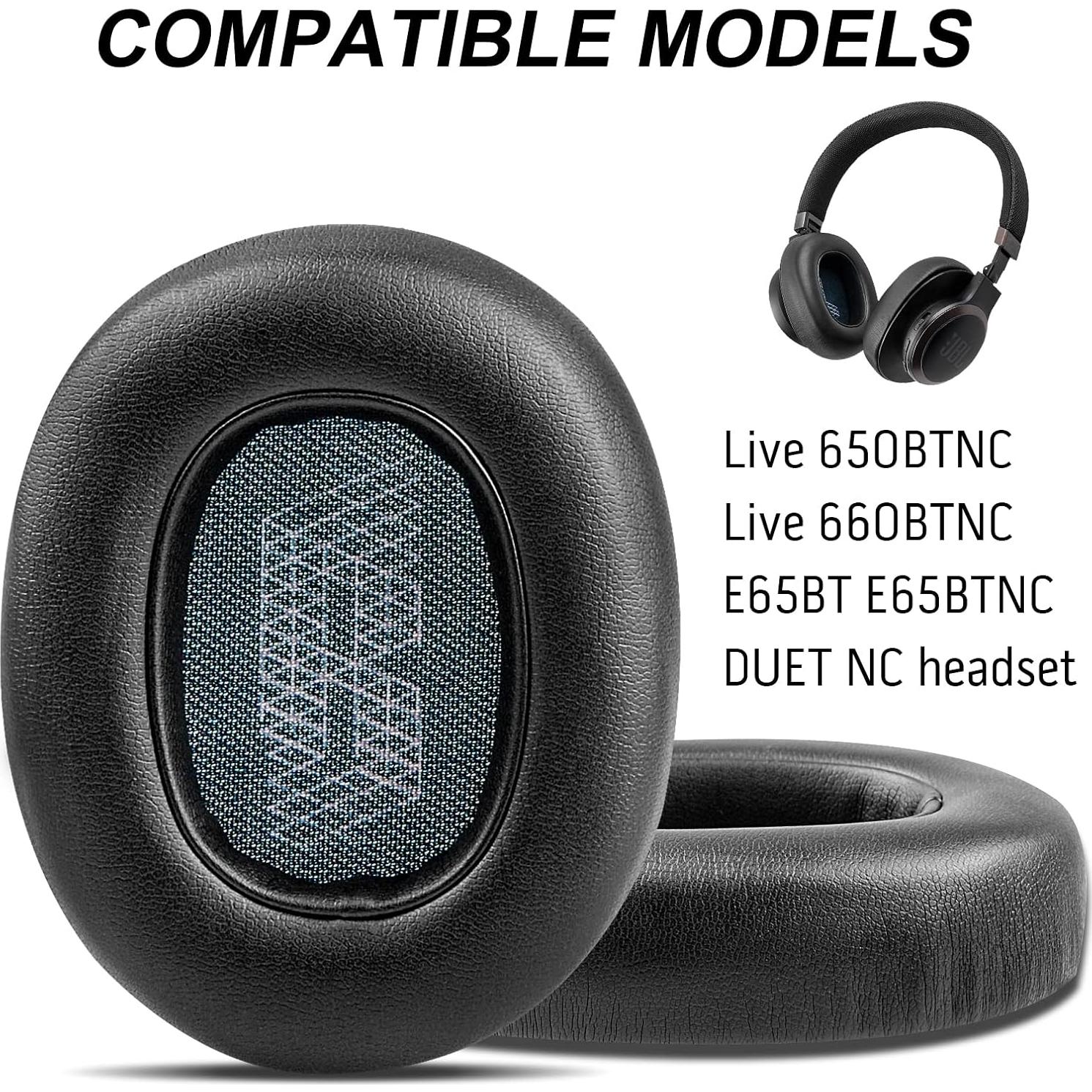 Almohadillas de Reemplazo JBL Live 650/660BTNC - Espuma de Memoria