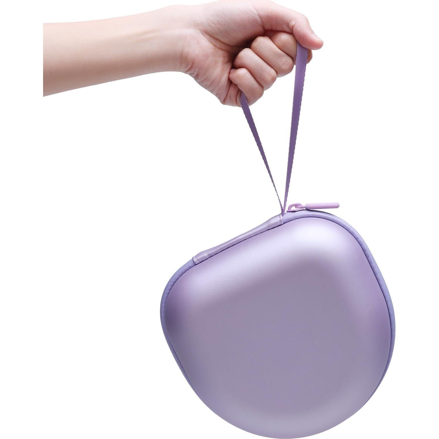 Funda Plegable LTGEM para Auriculares Over-Ear Púrpura