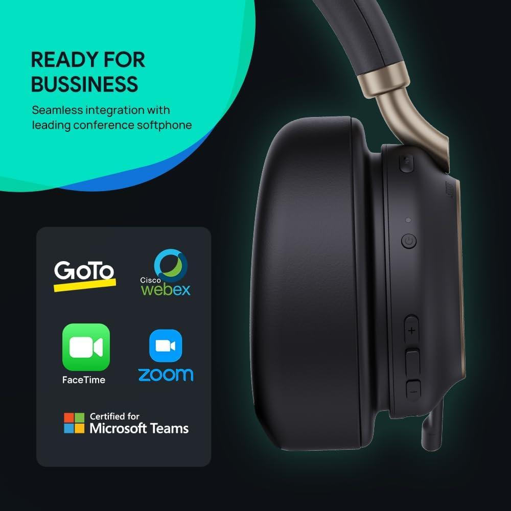 Auricular Bluetooth Yealink BH76 Plus USB-A con ANC y Micrófono