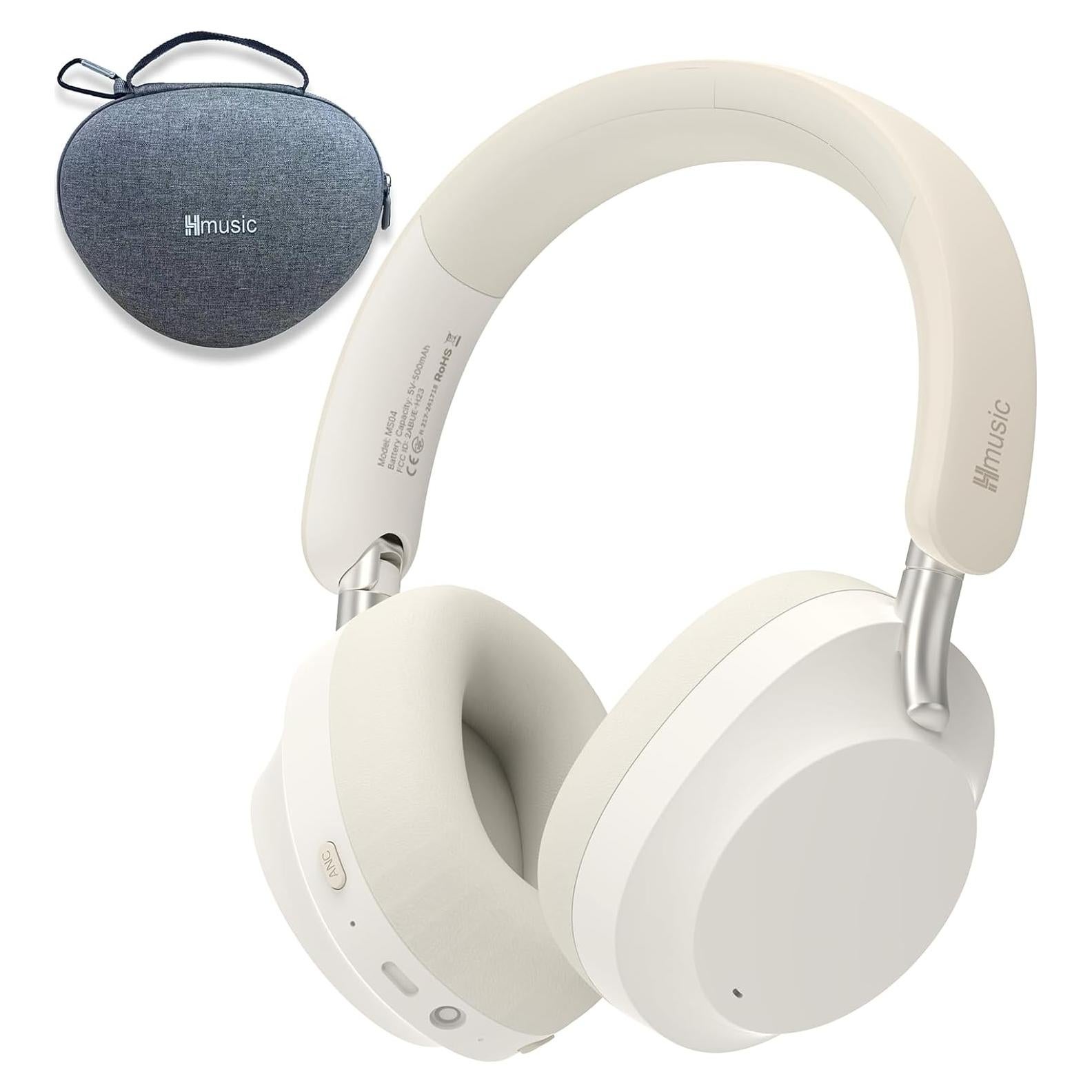 Auriculares Hmusic MS04 ANC sobre la Oreja 80H Bluetooth 5.3