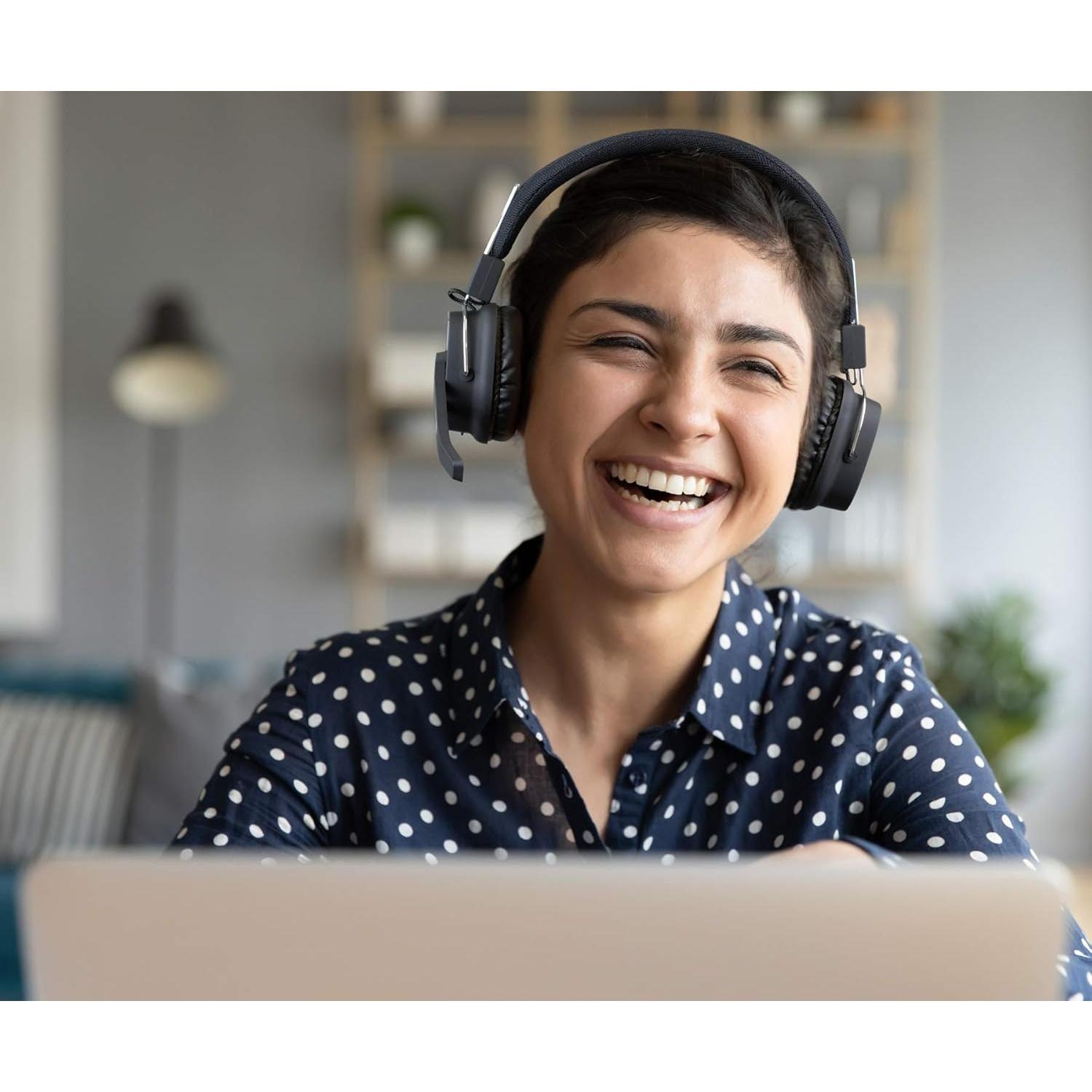 Auriculares Inalámbricos Bluetooth 5.0 Aluratek ABHS02F Over-Ear