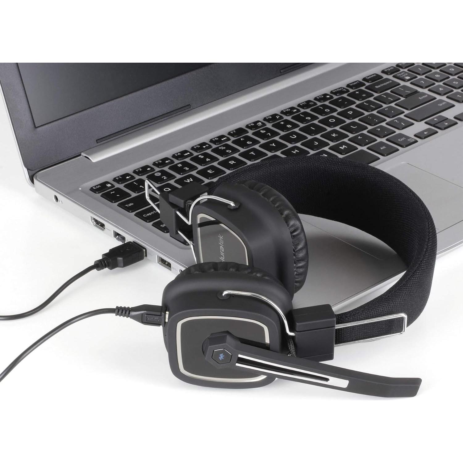 Auriculares Inalámbricos Bluetooth 5.0 Aluratek ABHS02F Over-Ear