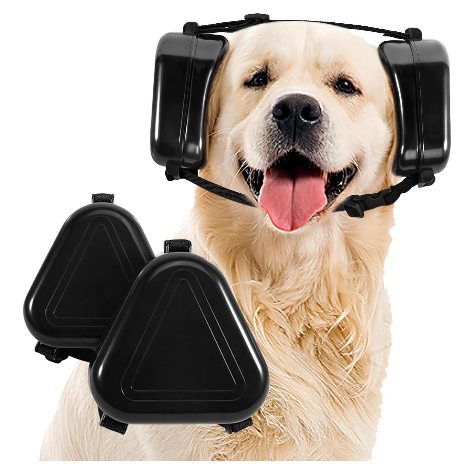 Orejeras para Perros Uaidie - Canceladoras de Ruido, Negro