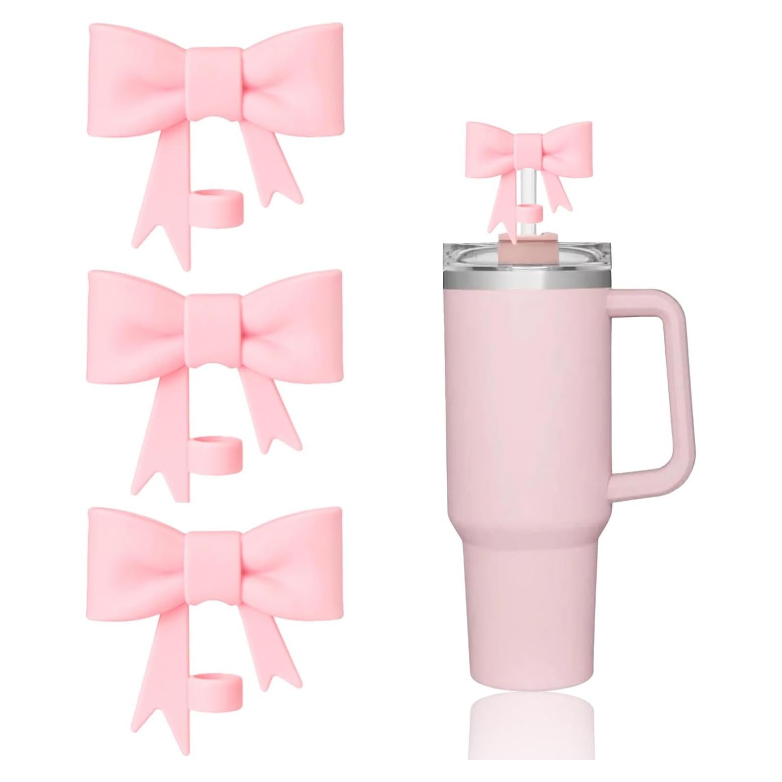 3 Fundas de Pajita de Silicona DJAIOD para Vasos Stanley 30/40Oz