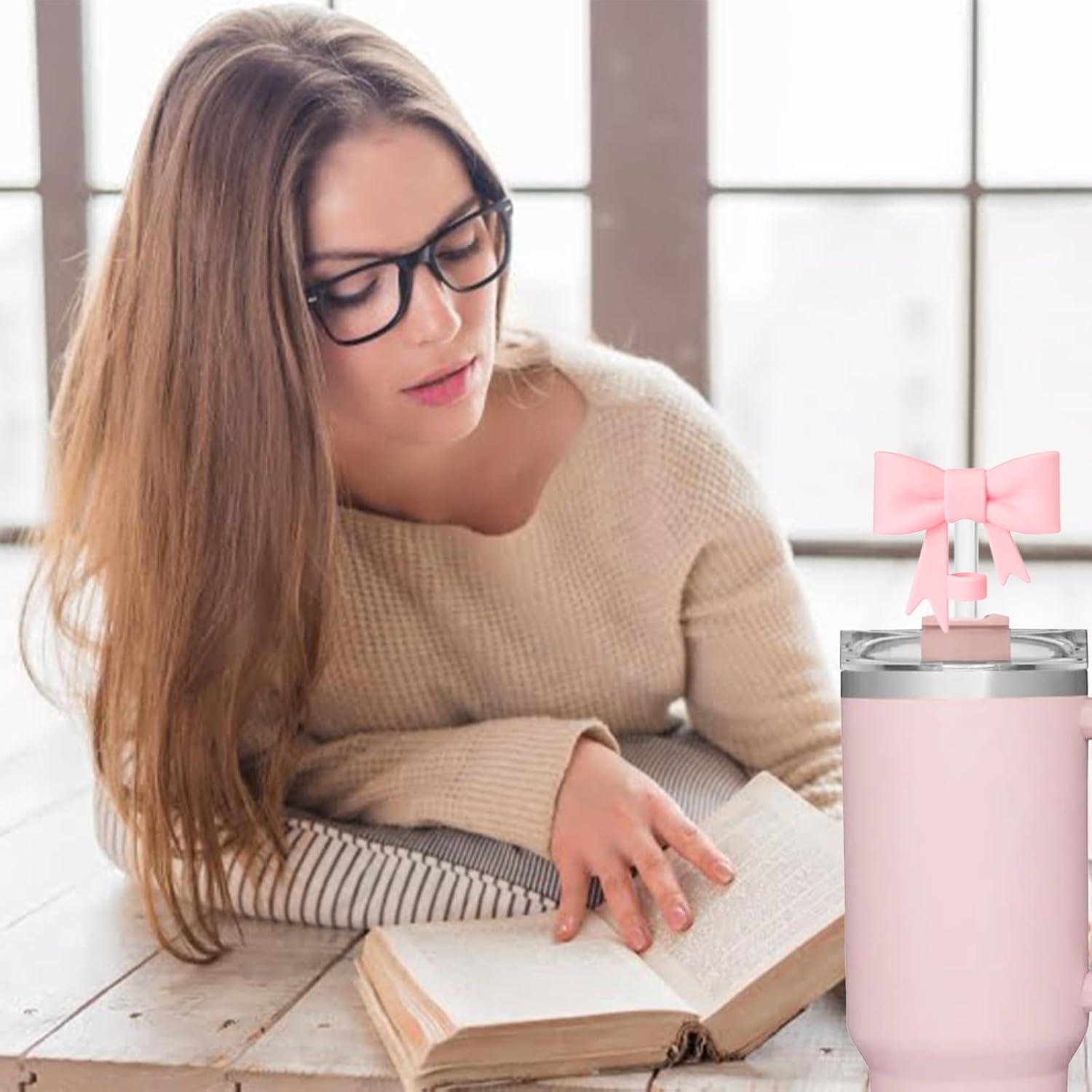 3 Fundas de Pajita de Silicona DJAIOD para Vasos Stanley 30/40Oz