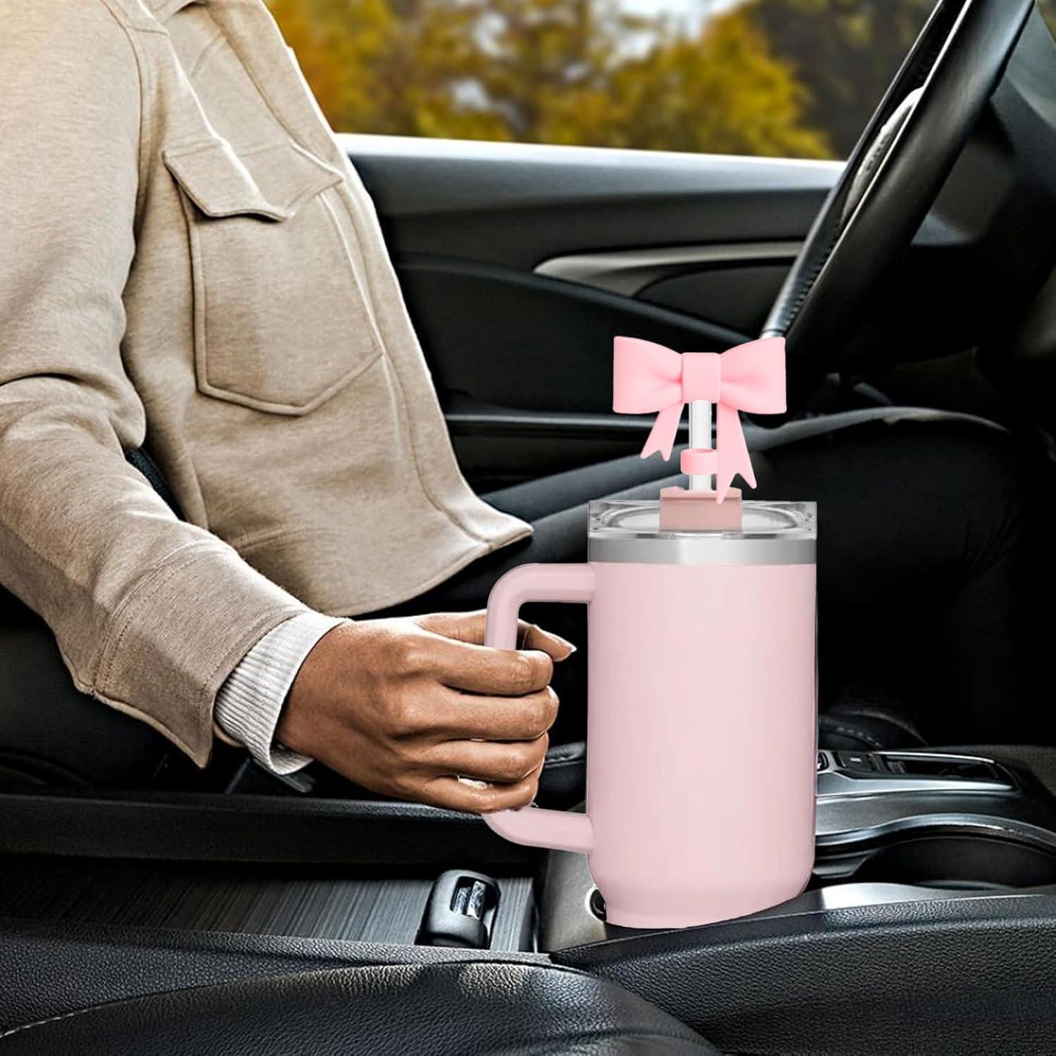 3 Fundas de Pajita de Silicona DJAIOD para Vasos Stanley 30/40Oz