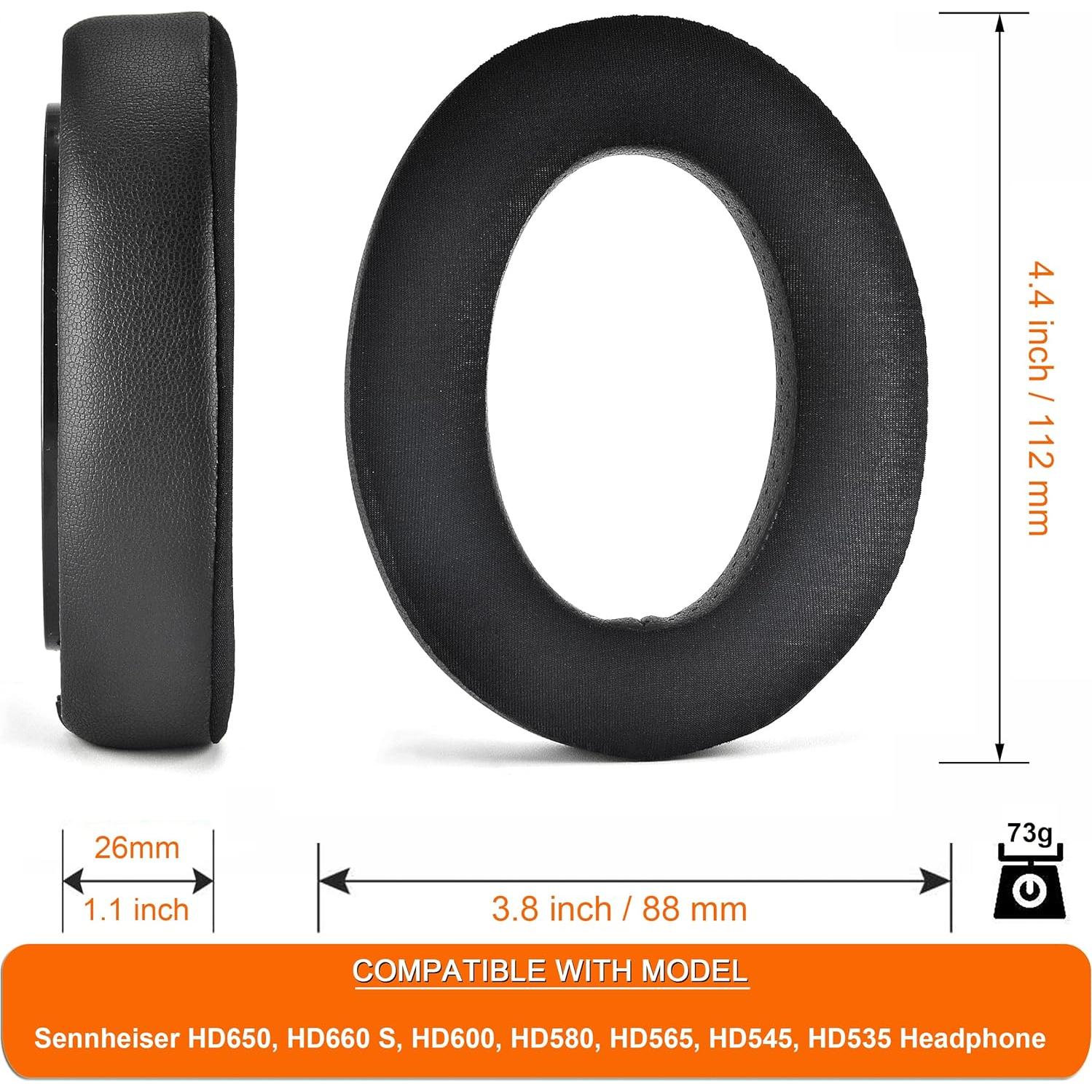 Almohadillas de Gel Refrigerante Defean para Sennheiser HD650 HD660 HD600