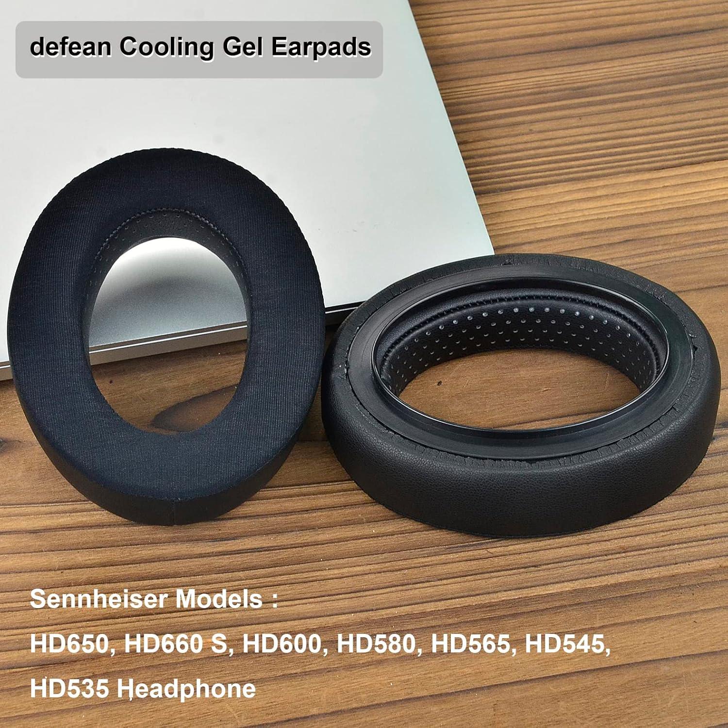 Almohadillas de Gel Refrigerante Defean para Sennheiser HD650 HD660 HD600