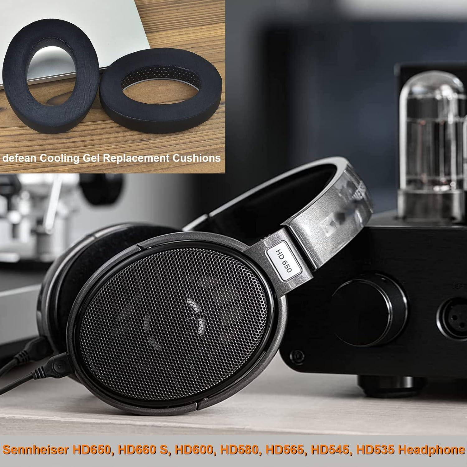 Almohadillas de Gel Refrigerante Defean para Sennheiser HD650 HD660 HD600