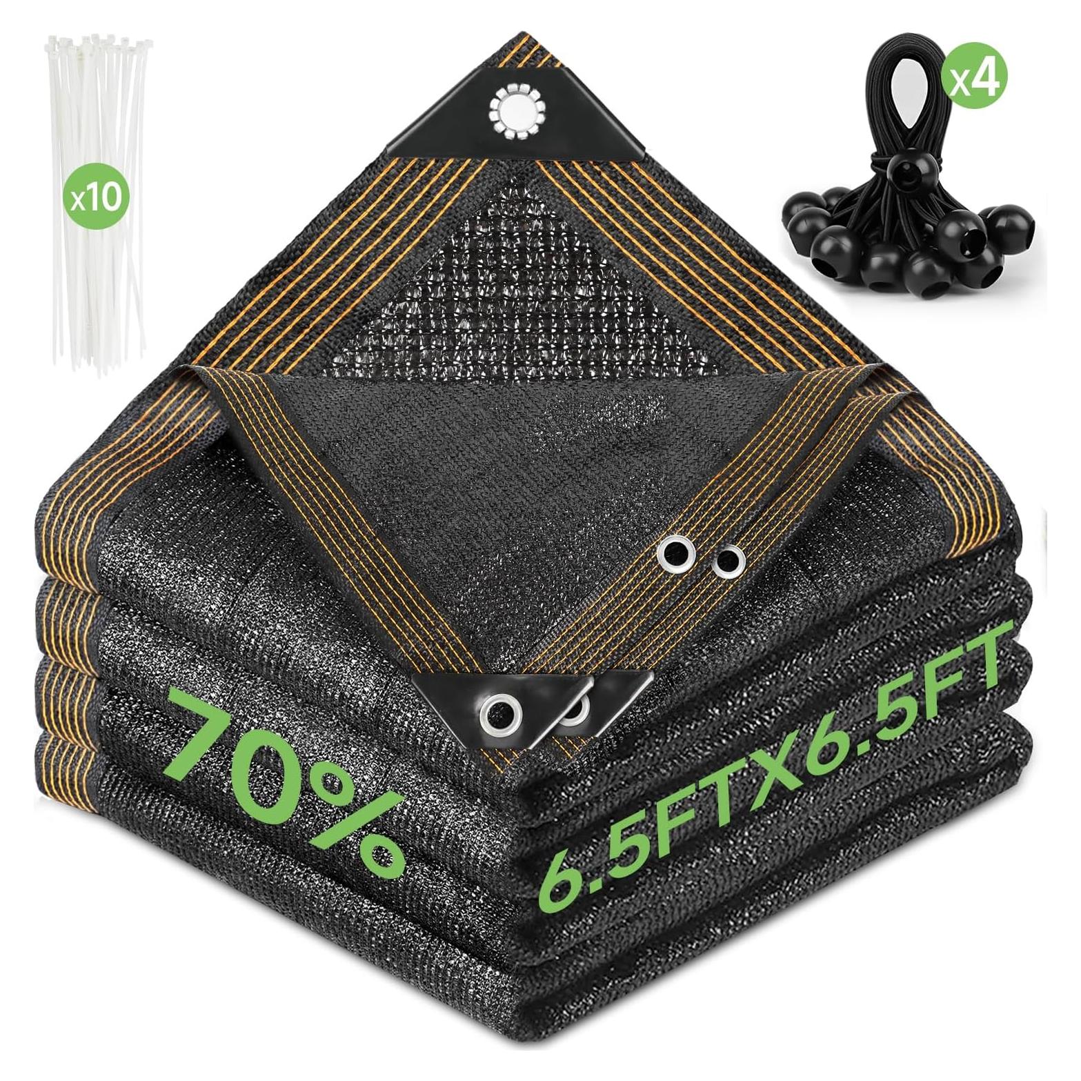 Tela de Sombra 70% FOTMISHU 2m x 2m HDPE Resistente UV