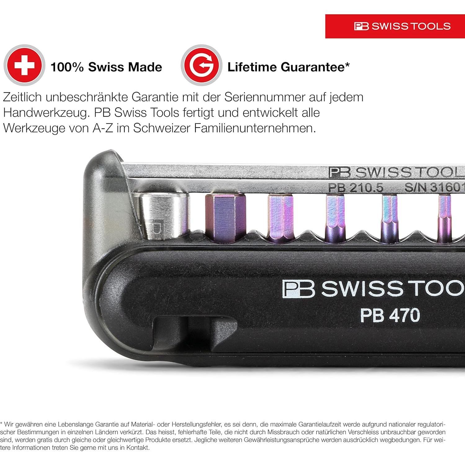 Multiherramienta para Bicicleta PB Swiss Tools 11 en 1 Negra