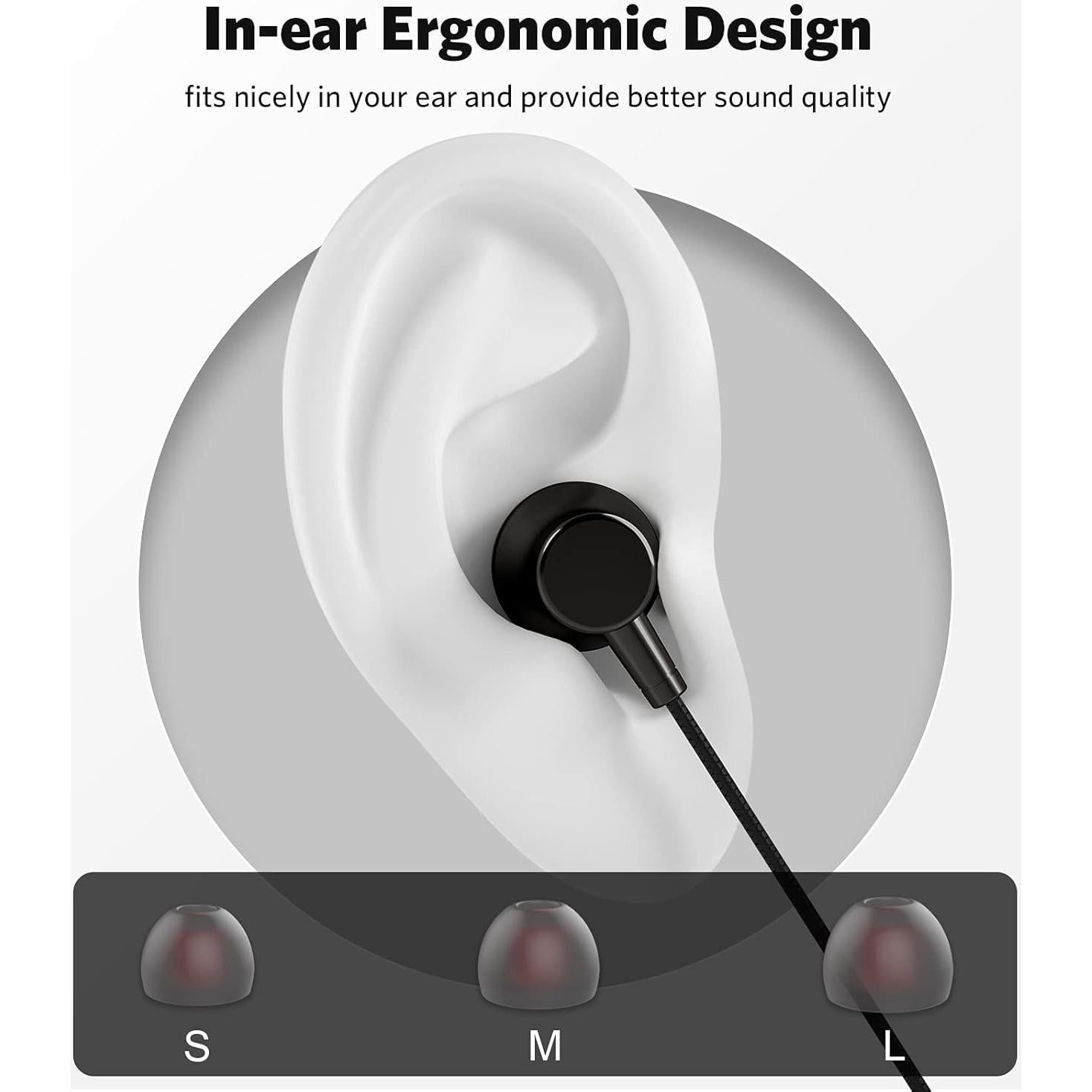 Auriculares USB C COOYA con Micrófono y Cancelación de Ruido