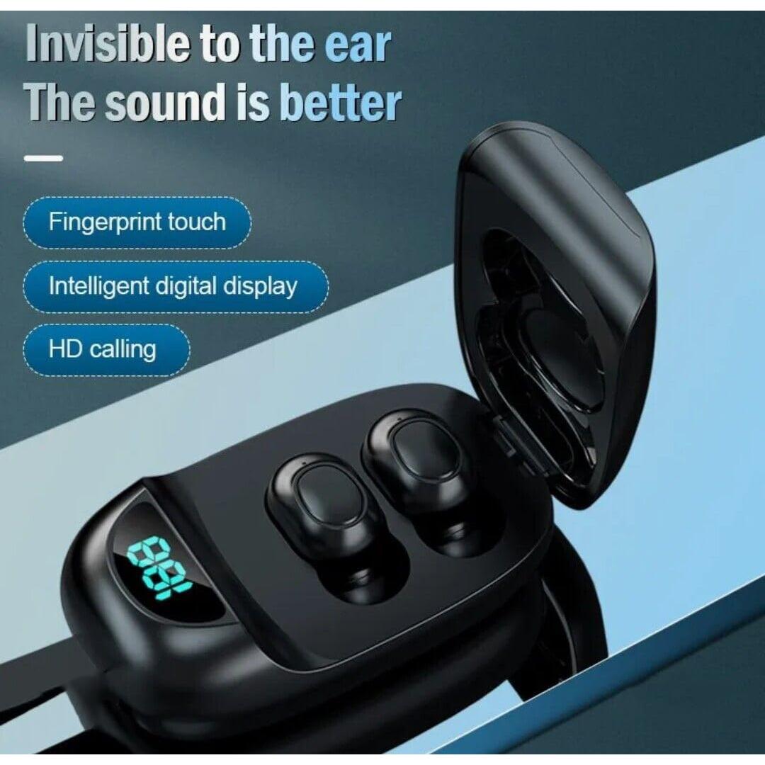 Auriculares Bluetooth VOLT PLUS TG01 IPX4 con Estuche Carga 24h