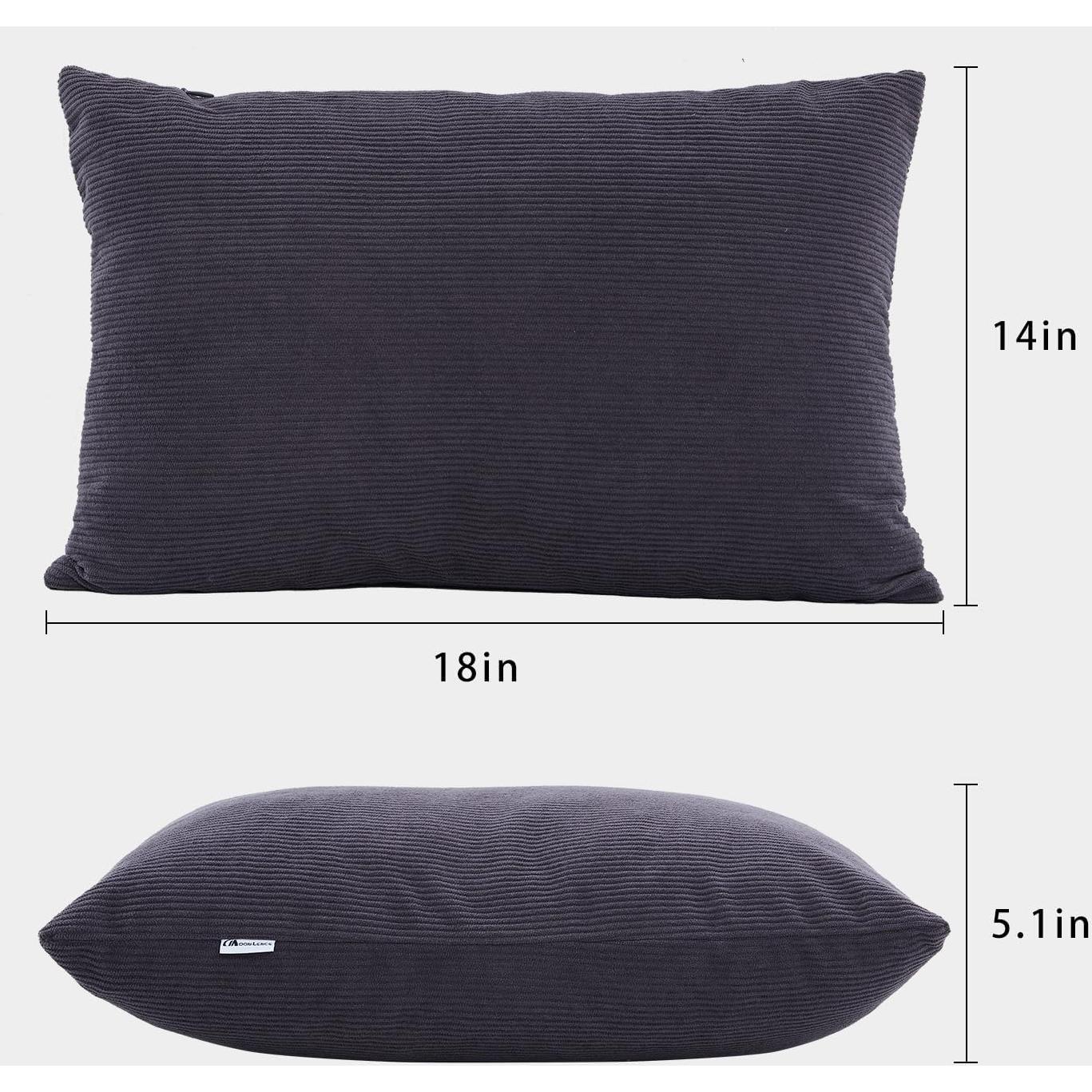 Almohadas de Camping MOON LENCE 2 Pack Mediano Gris