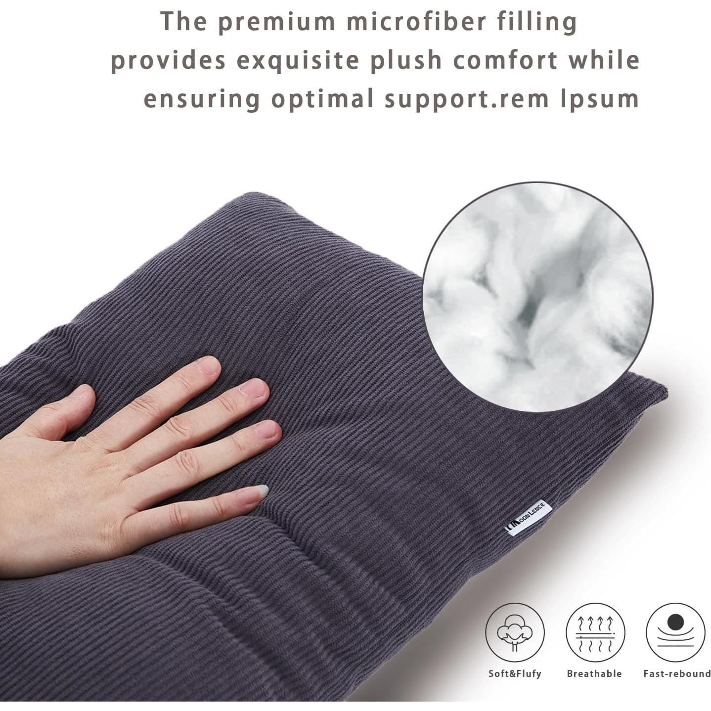 Almohadas de Camping MOON LENCE 2 Pack Mediano Gris