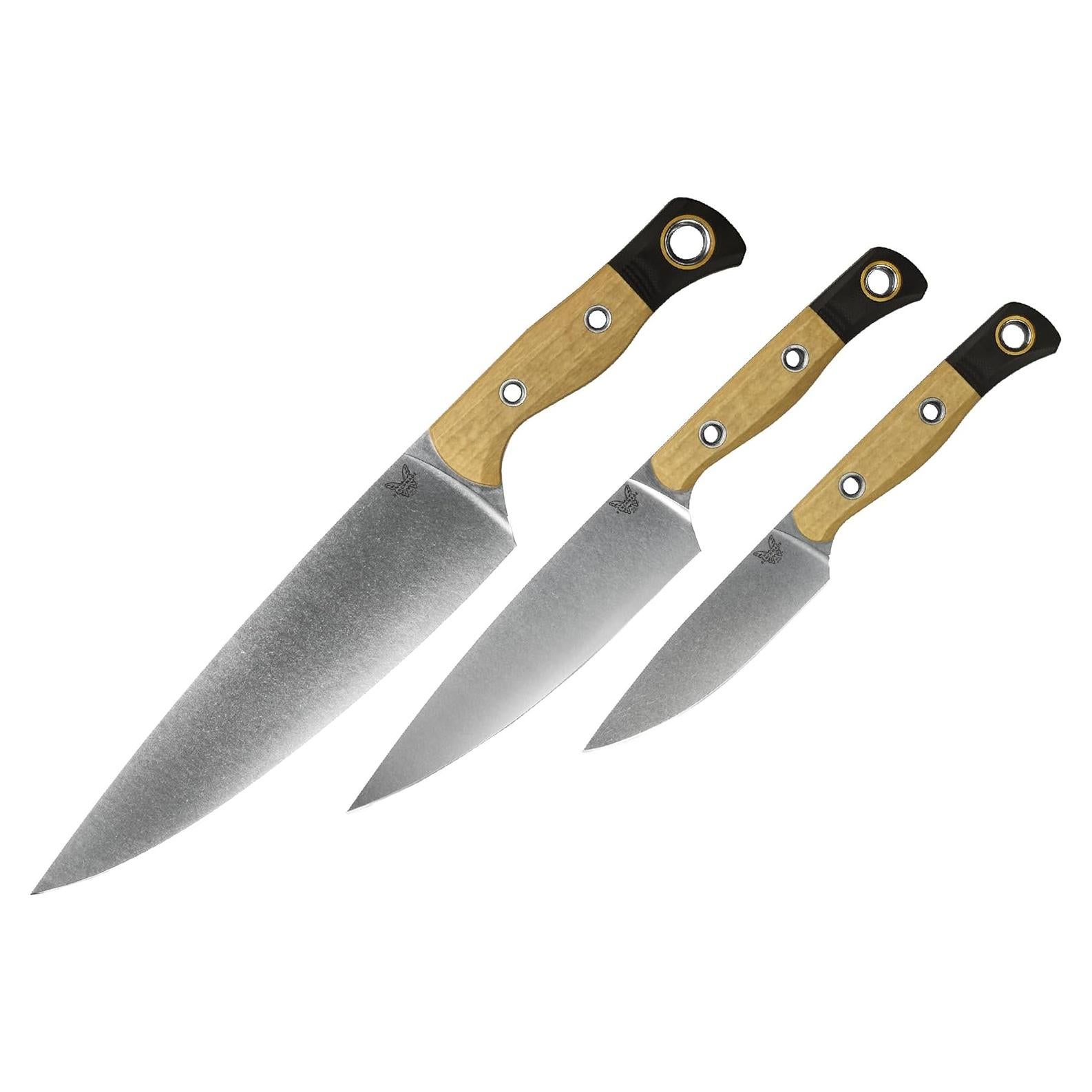 Juego de cuchillos de 3 piezas Benchmade Richlite Maple Valley