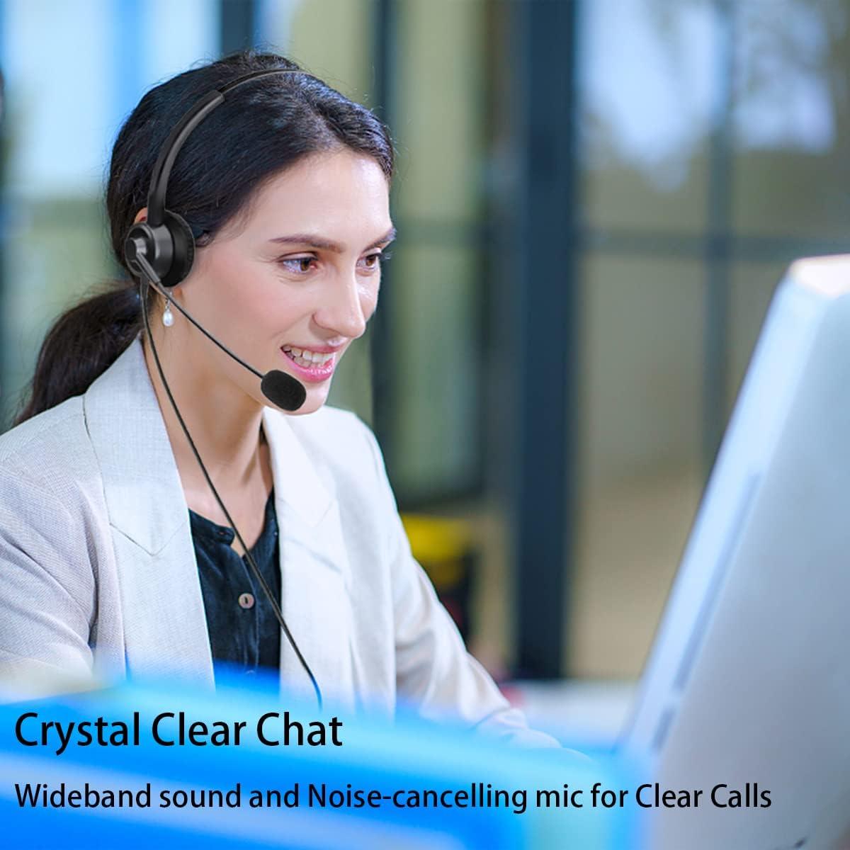 Auricular RJ9 CalleZ W201Y2 con micrófono cancelación ruido